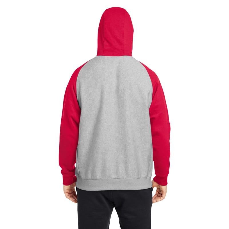 Team 365 Unisex Zone HydroSport™ Heavyweight Colorblock Hooded Sweatshirt 12