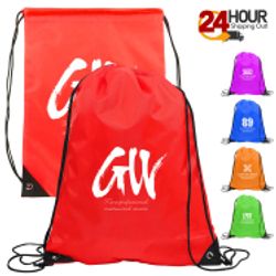210D Polyester Drawstring Backpack (13" x 17") 9
