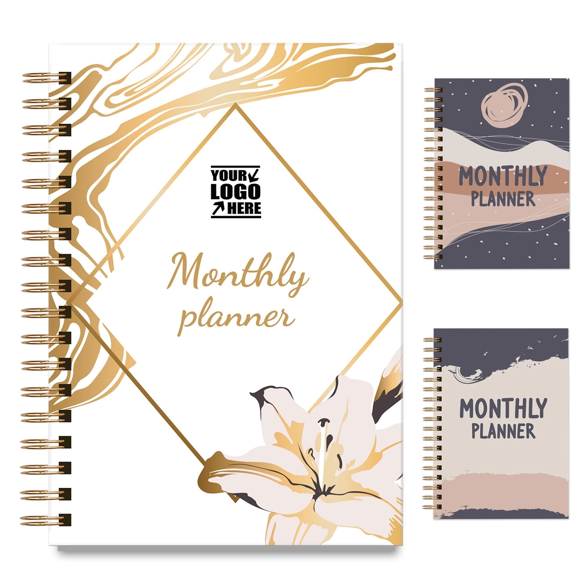 2023 Spiral Bound Monthly Planner 2