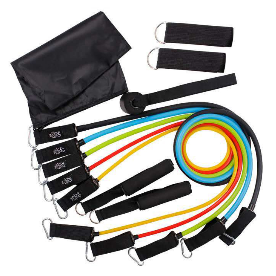 11pcs Resistance Bands Set Portable Gym Accessories Perfect 5