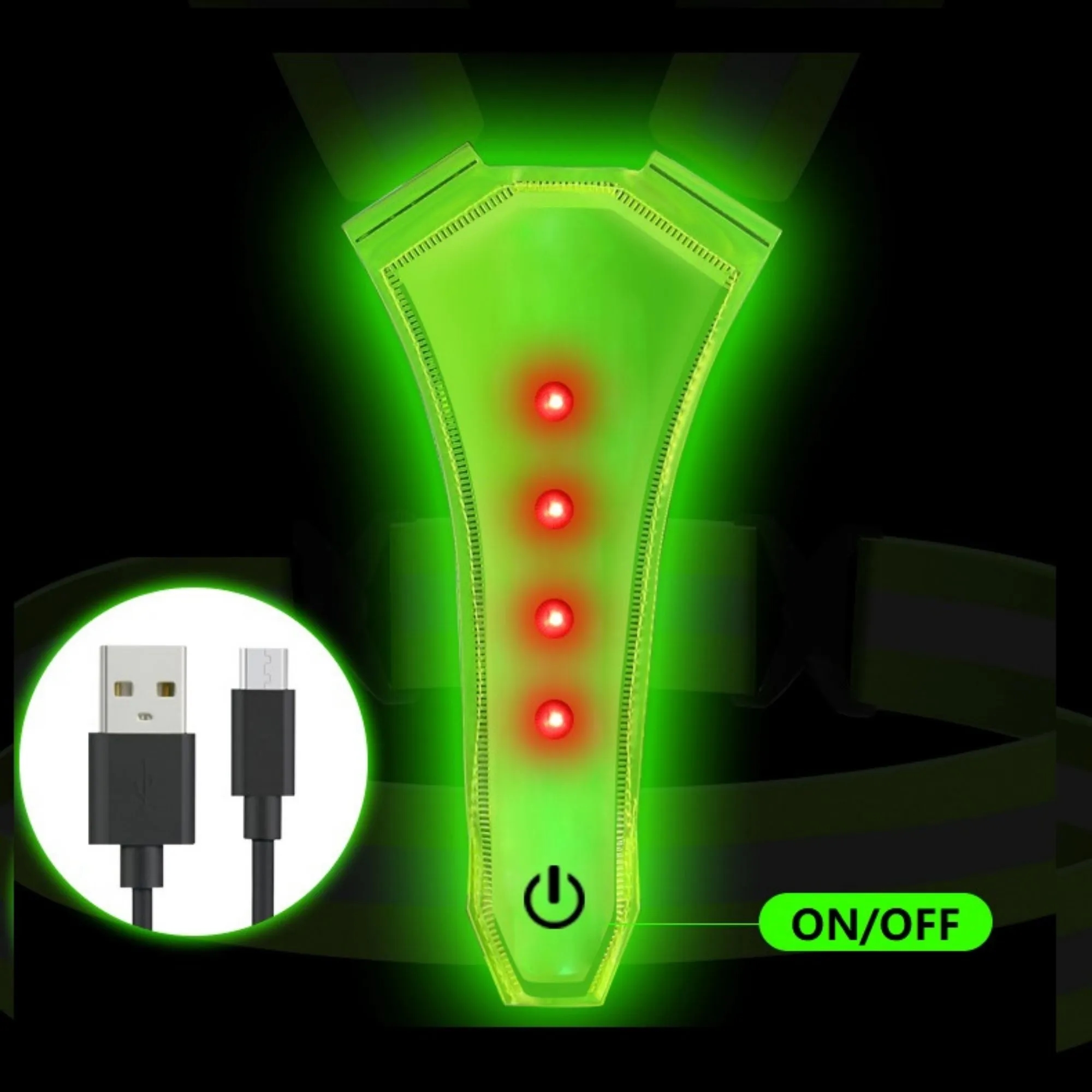 LED Reflective Safety Vest 2
