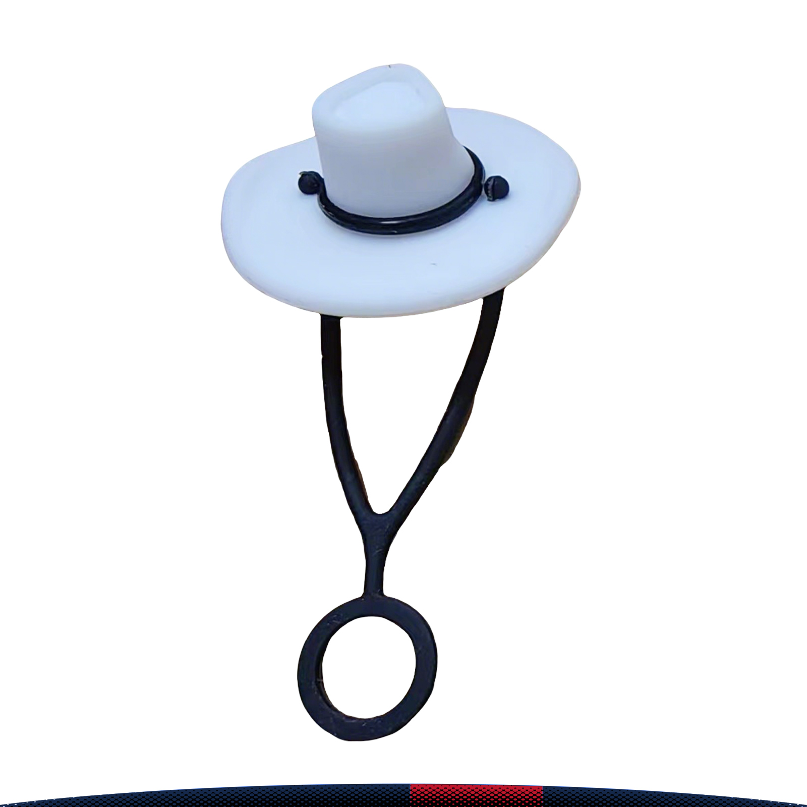 Silpex Cowboy Hat-Shaped Silicone Straw Topper 5