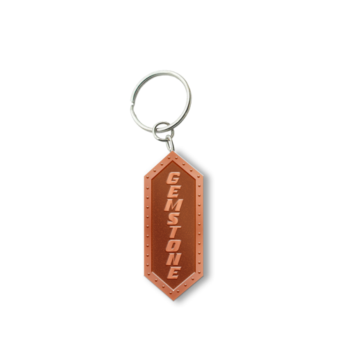 Customized Solid Iron Keychain with Antique Copper Plating 2