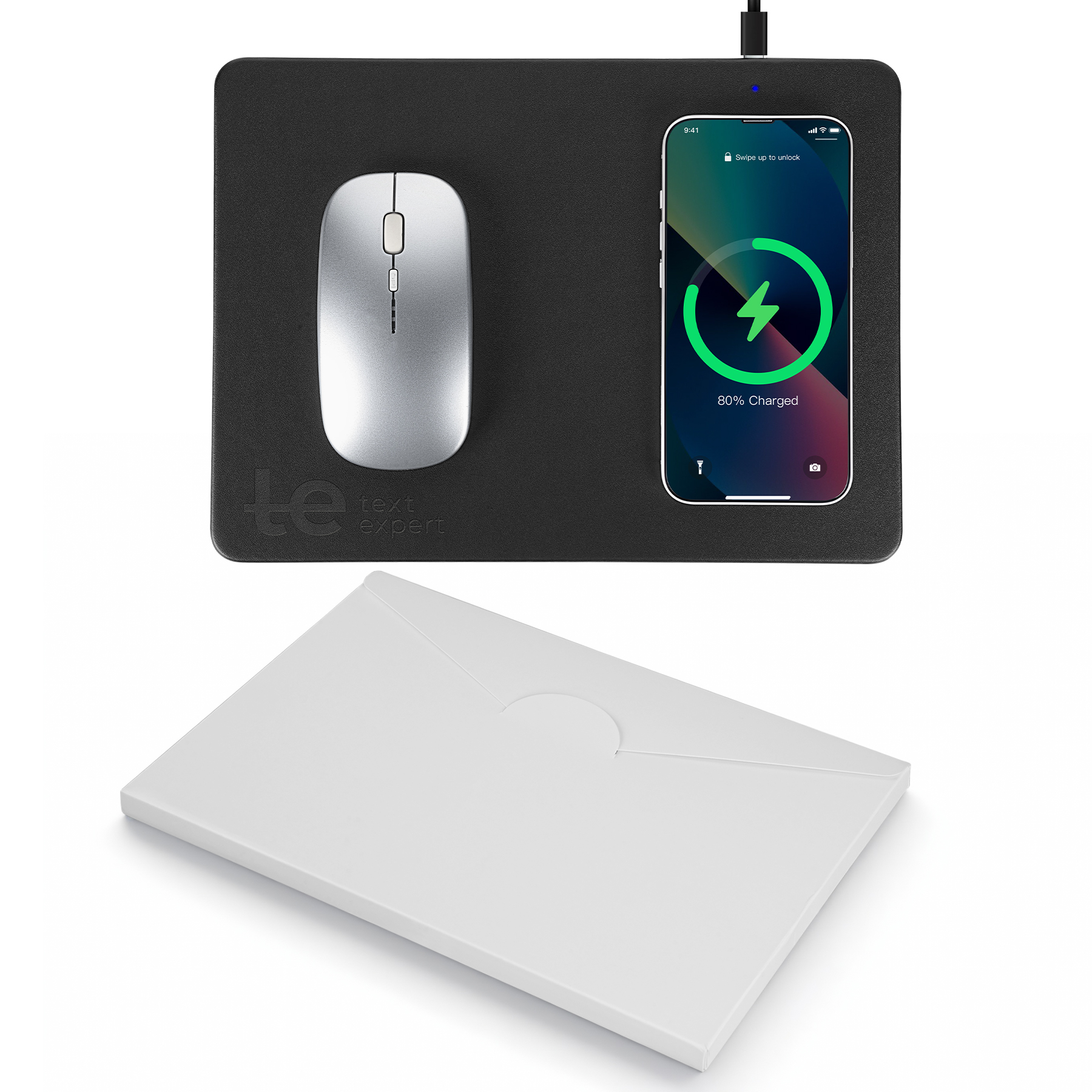 2-In-1 Mouse Pad With 15W Wireless Charger (For Phone & Headphones) 4