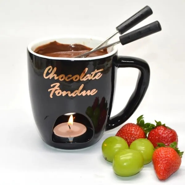 Custom Ceramic Chocolate Fondue Set 3