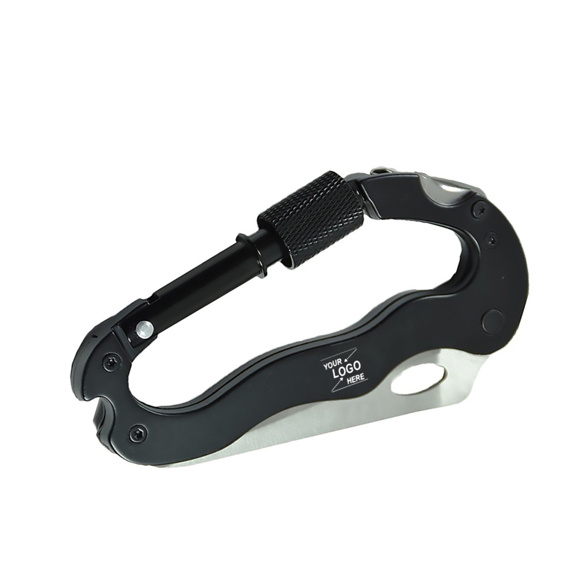 Multifunction Carabiner Pocket Knife w/Bottle Opener 2