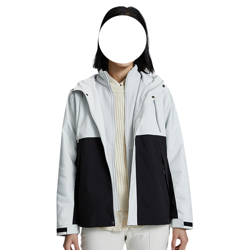Waterproof Detachable 2-layer Hiking Jacket & Outdoor Coat 4