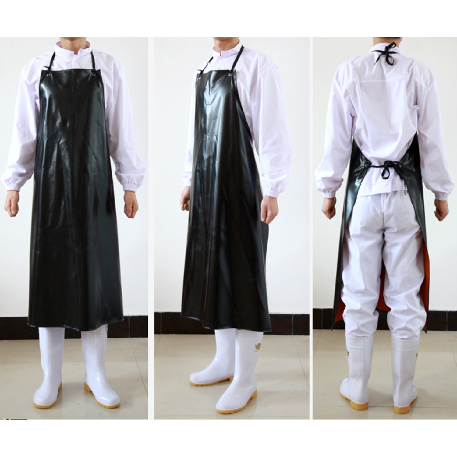 Pvc Waterproof Apron Oil Resistant Acid Alkali Thickening 3