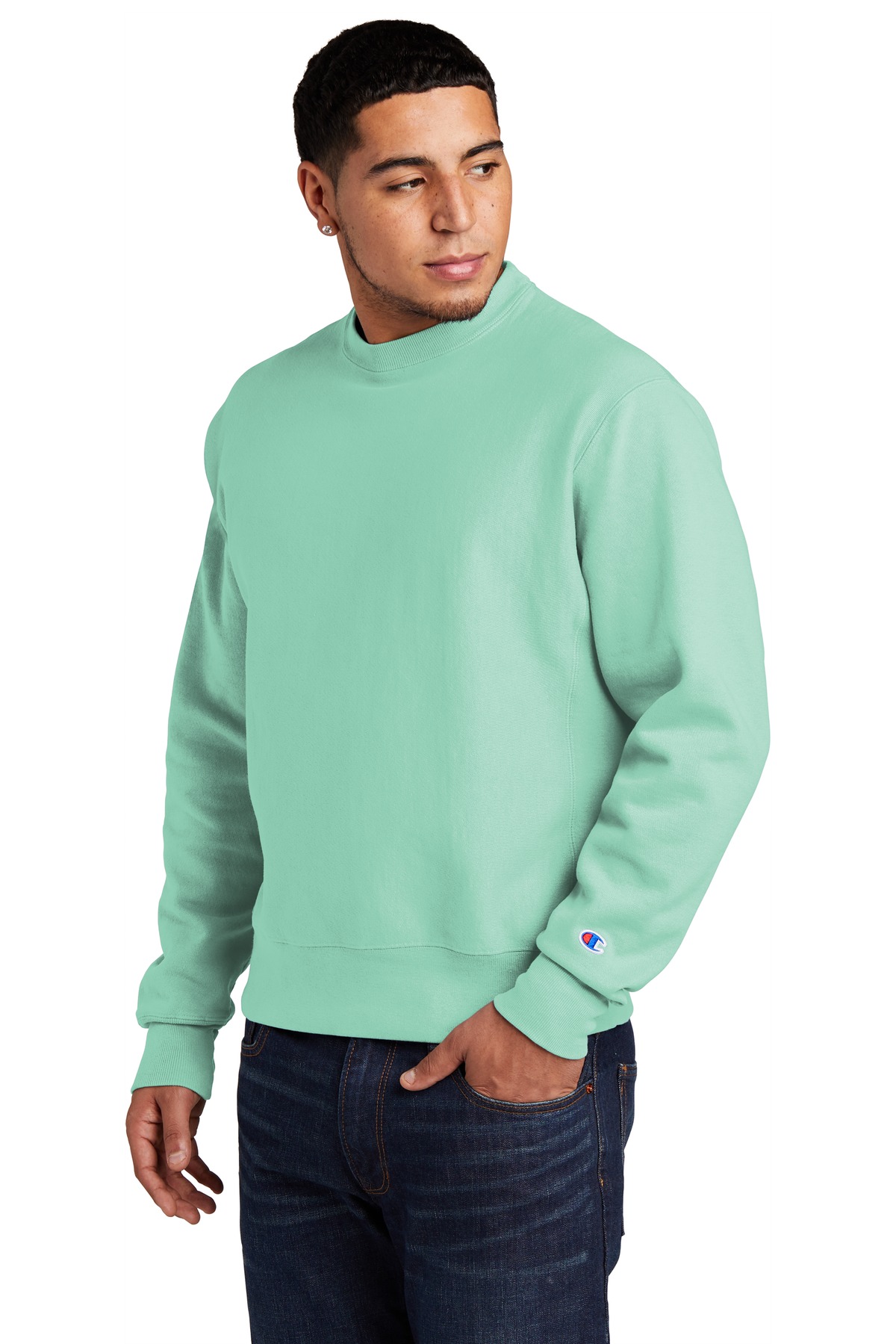 Champion Reverse Weave Garment-Dyed Crewneck Sweatshirt. GDS149 30