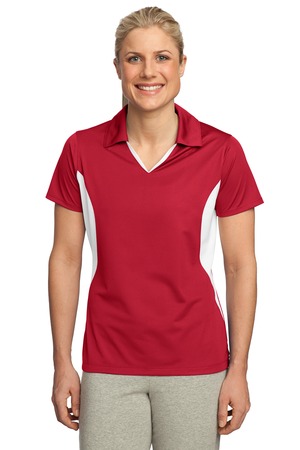 Sport-Tek® Women's Side Blocked Micropique Sport-Wick Polo 40