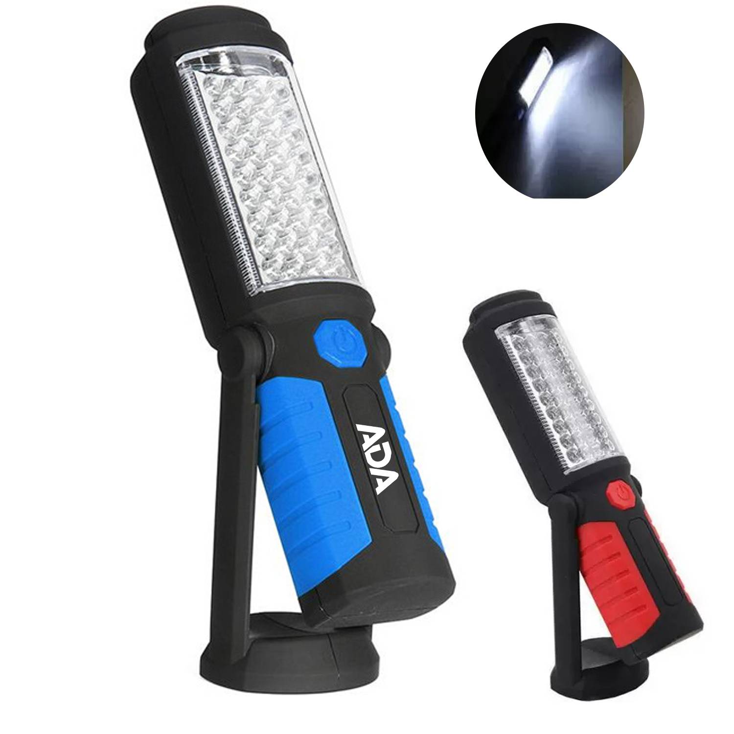 Adjustable Magnetic LED Work Flashlight w/ Hook 3