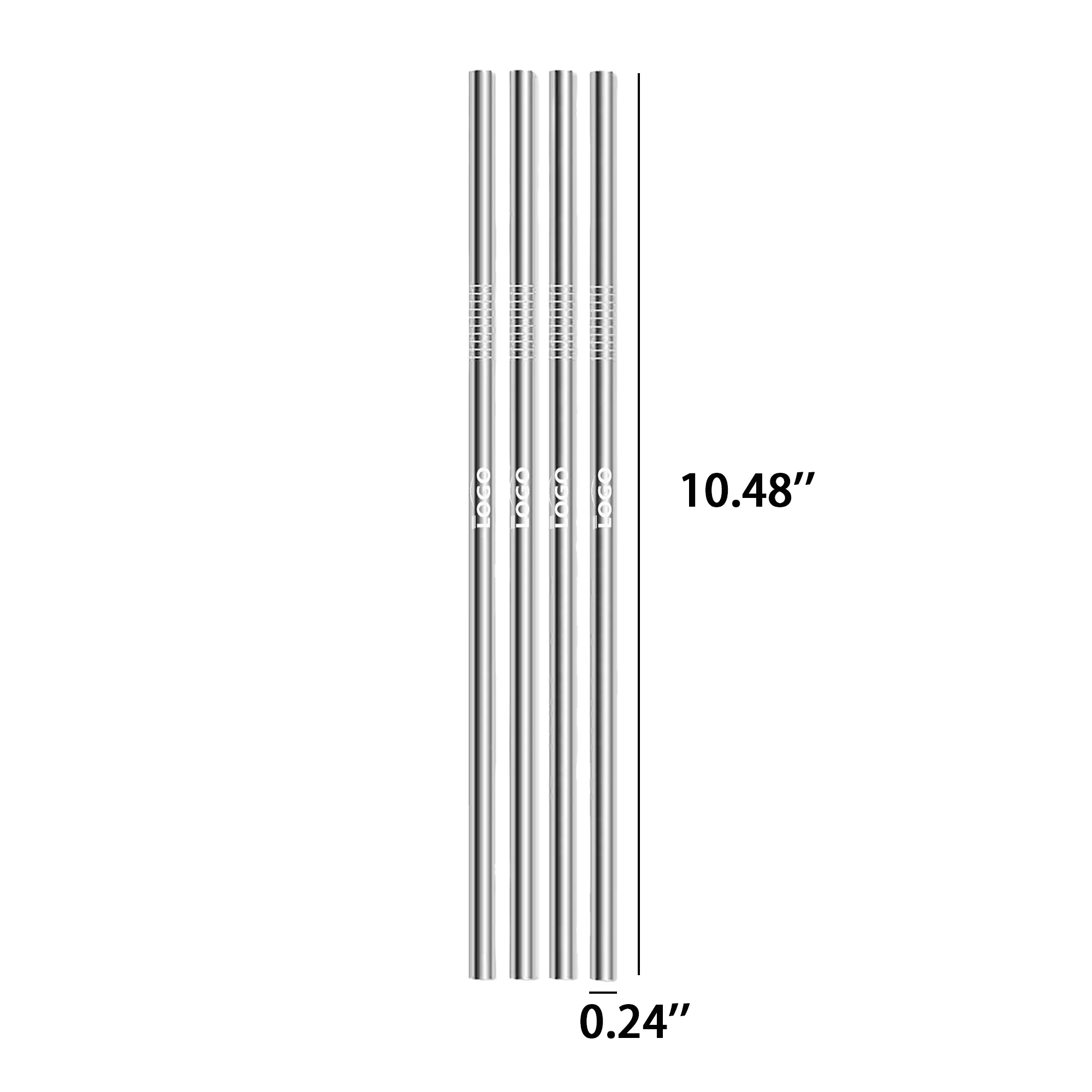 Reusable Smoothie Straw Set of 8 - MOQ 20 3