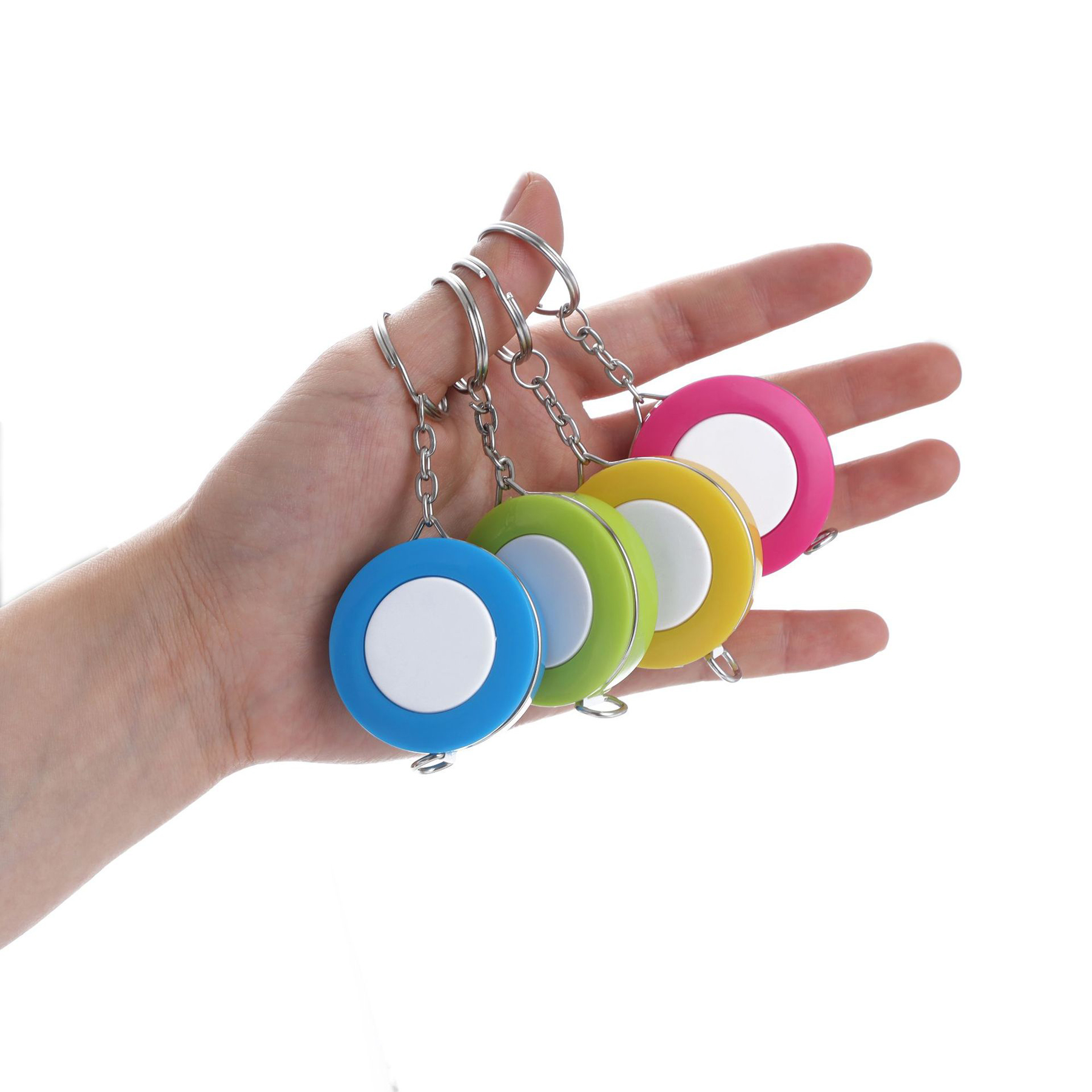 Double Sided Keychain Measuring Tape