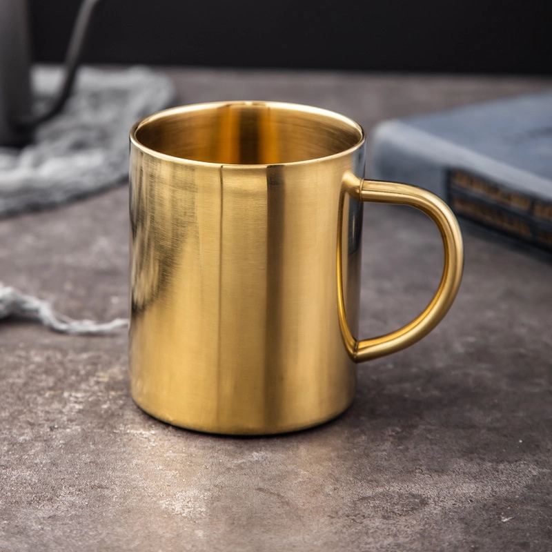 Custom 13.5 oz Double Walled Stainless Steel Coffee Mugs 4