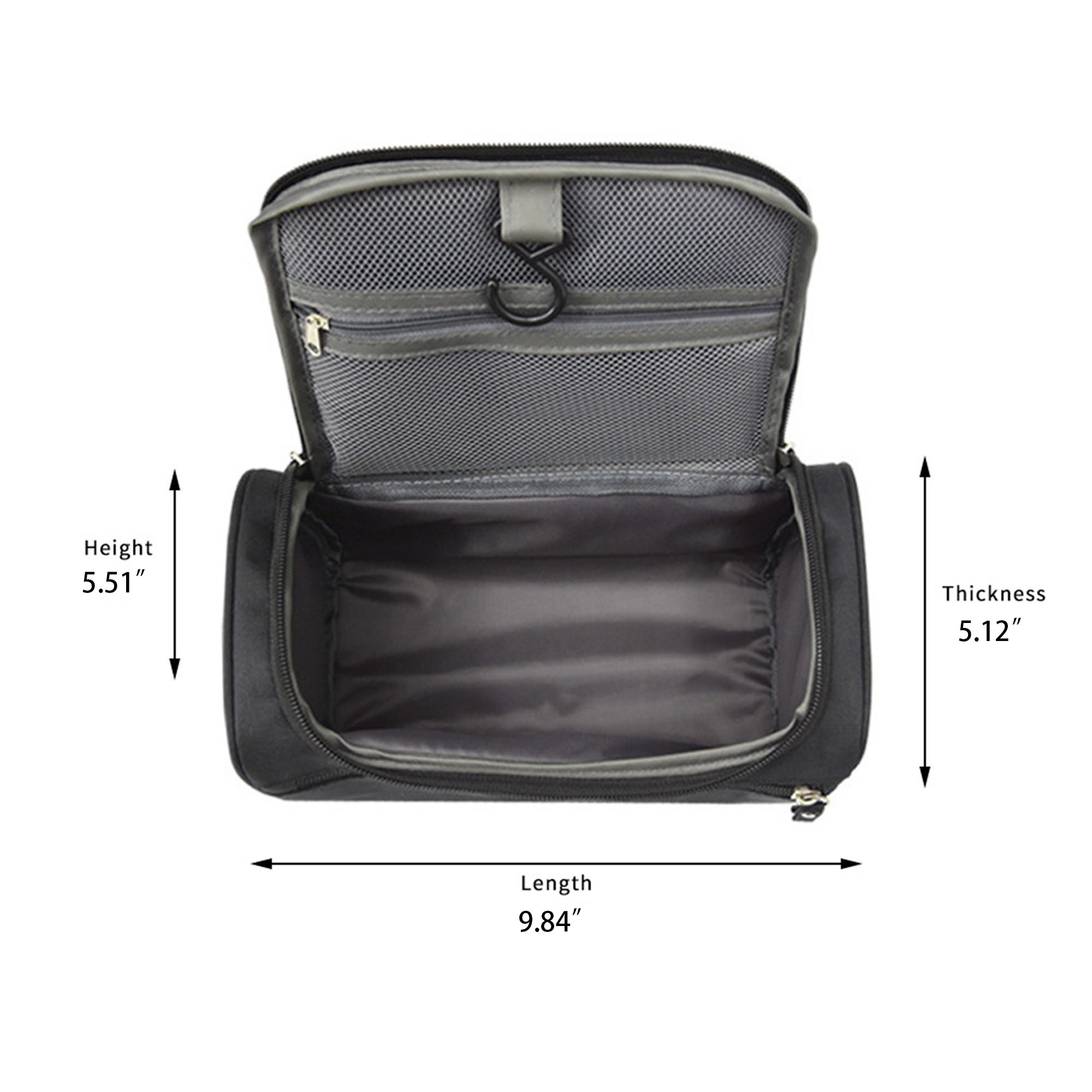Men's waterproof large capacity side handle toiletry bag 2