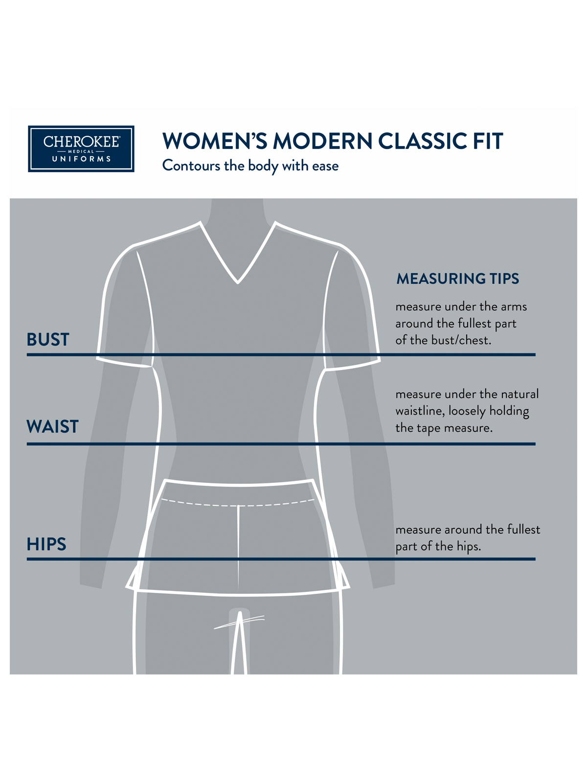 Cherokee - Cherokee Basics - Women's Pocketless Underscrub Tee 32