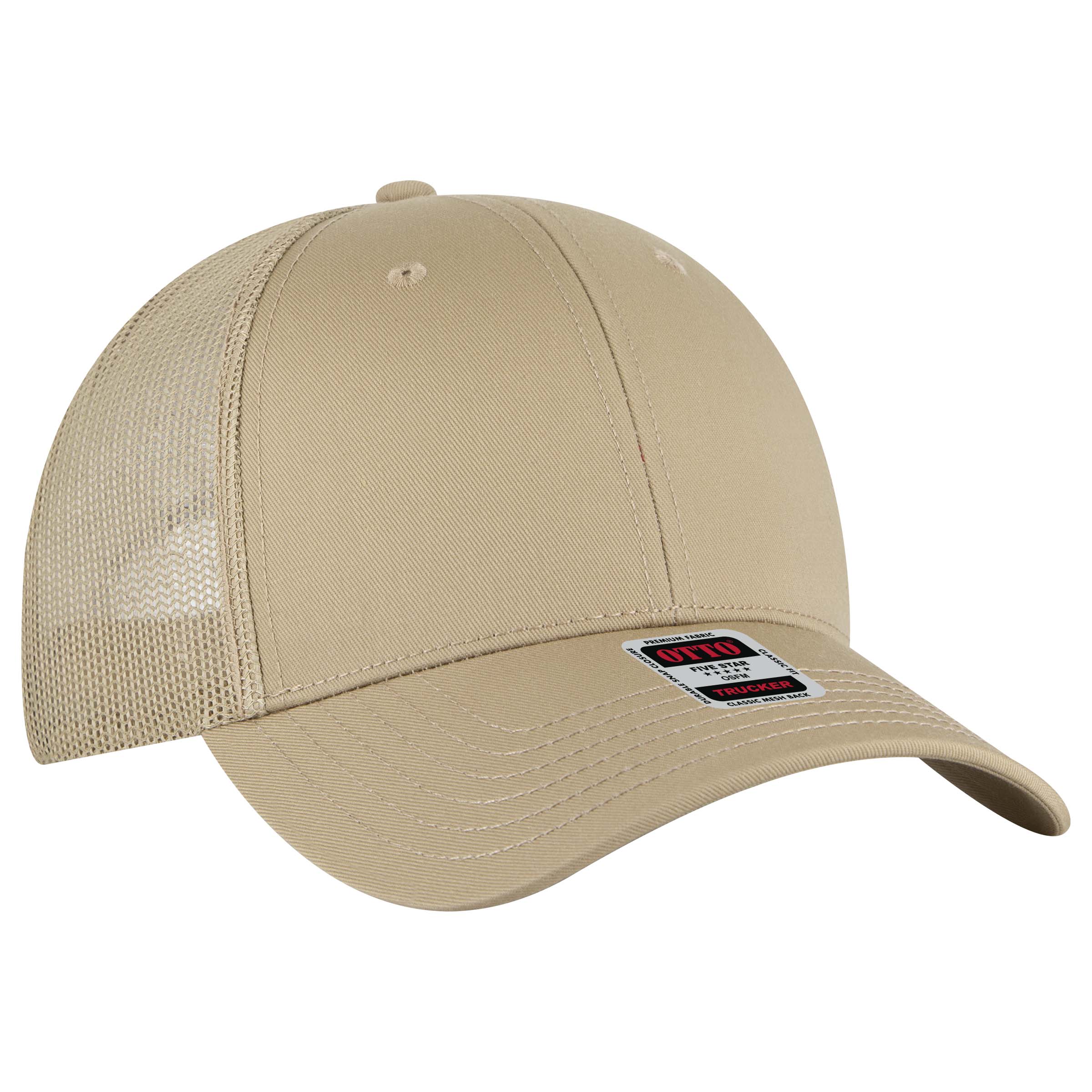 OTTO CAP® 6 Panel Low Profile Mesh Back Trucker Hat 74