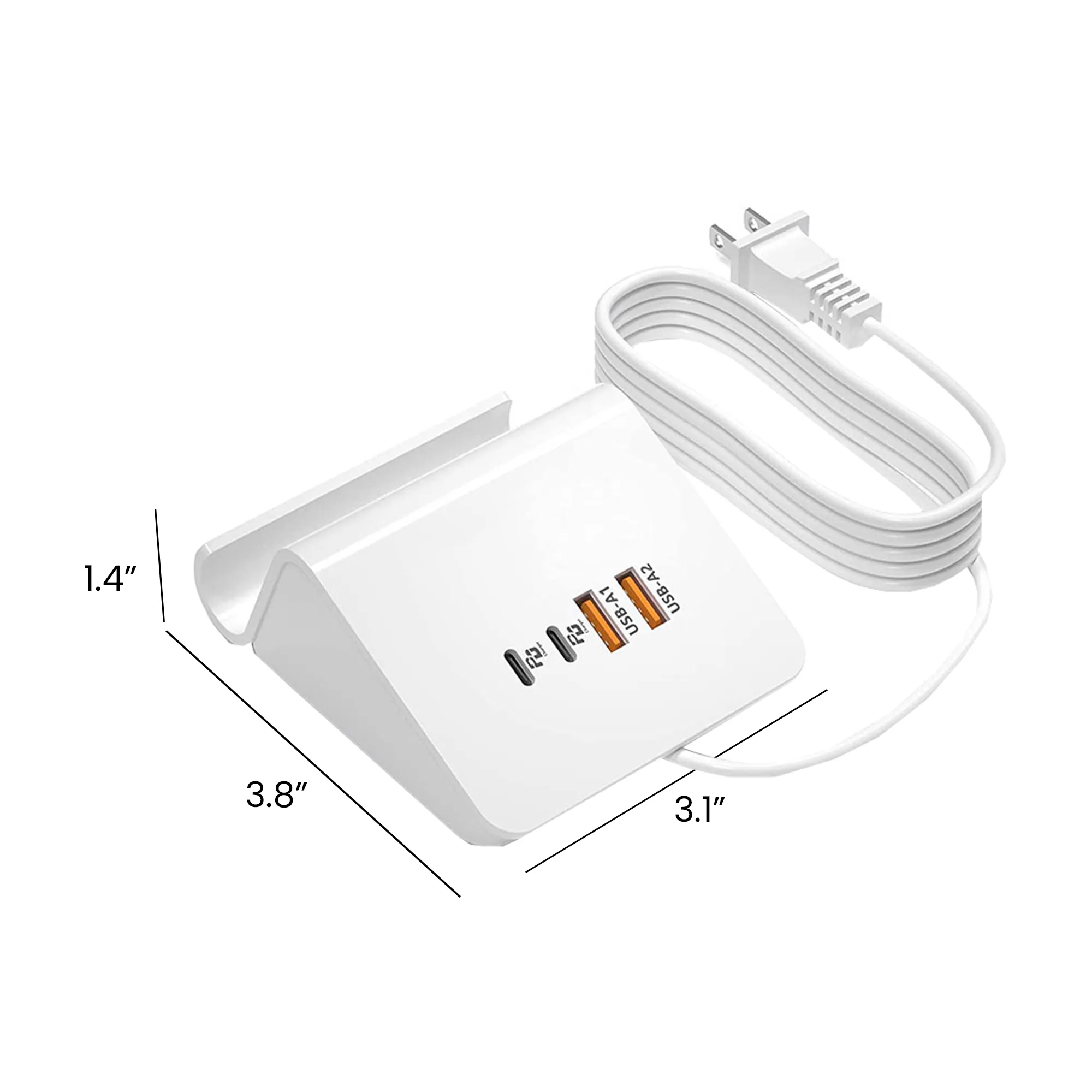 USB Multi Port Portable Desktop Charging Station 7