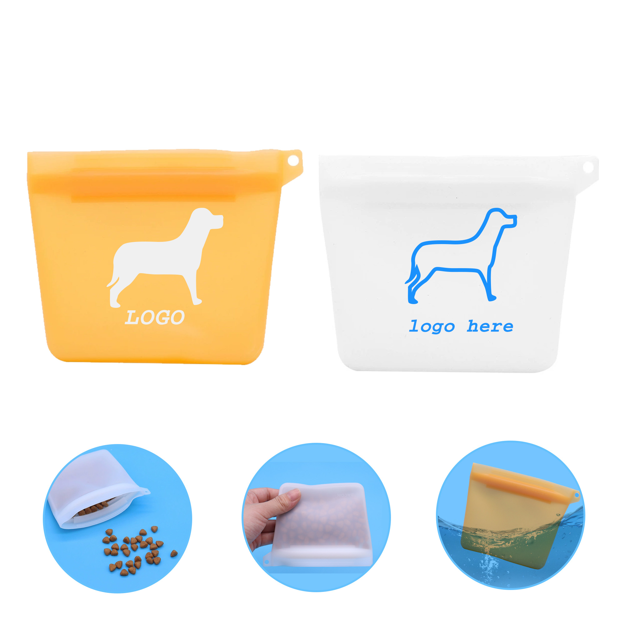 Silicone Pet snack bag Mini Coin Purse 2