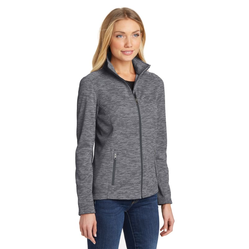 Port Authority Women's Digi Stripe Fleece Jacket. 12