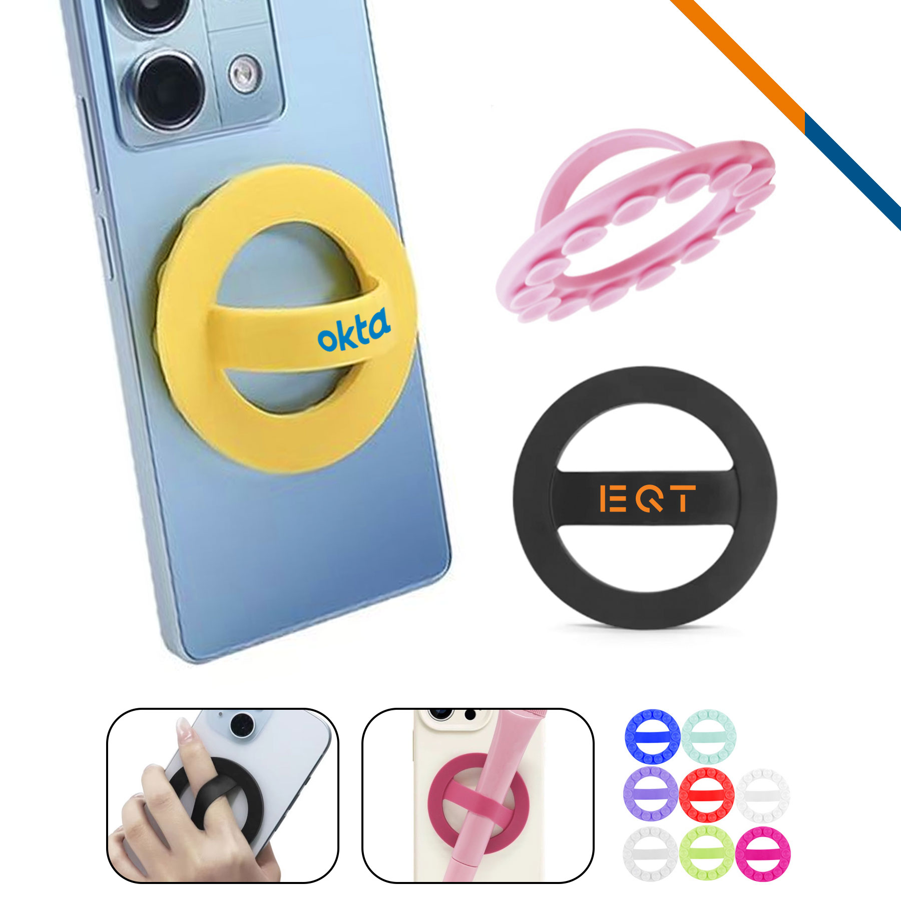 HoldDot Silicone Suction Phone Ring Grip 7