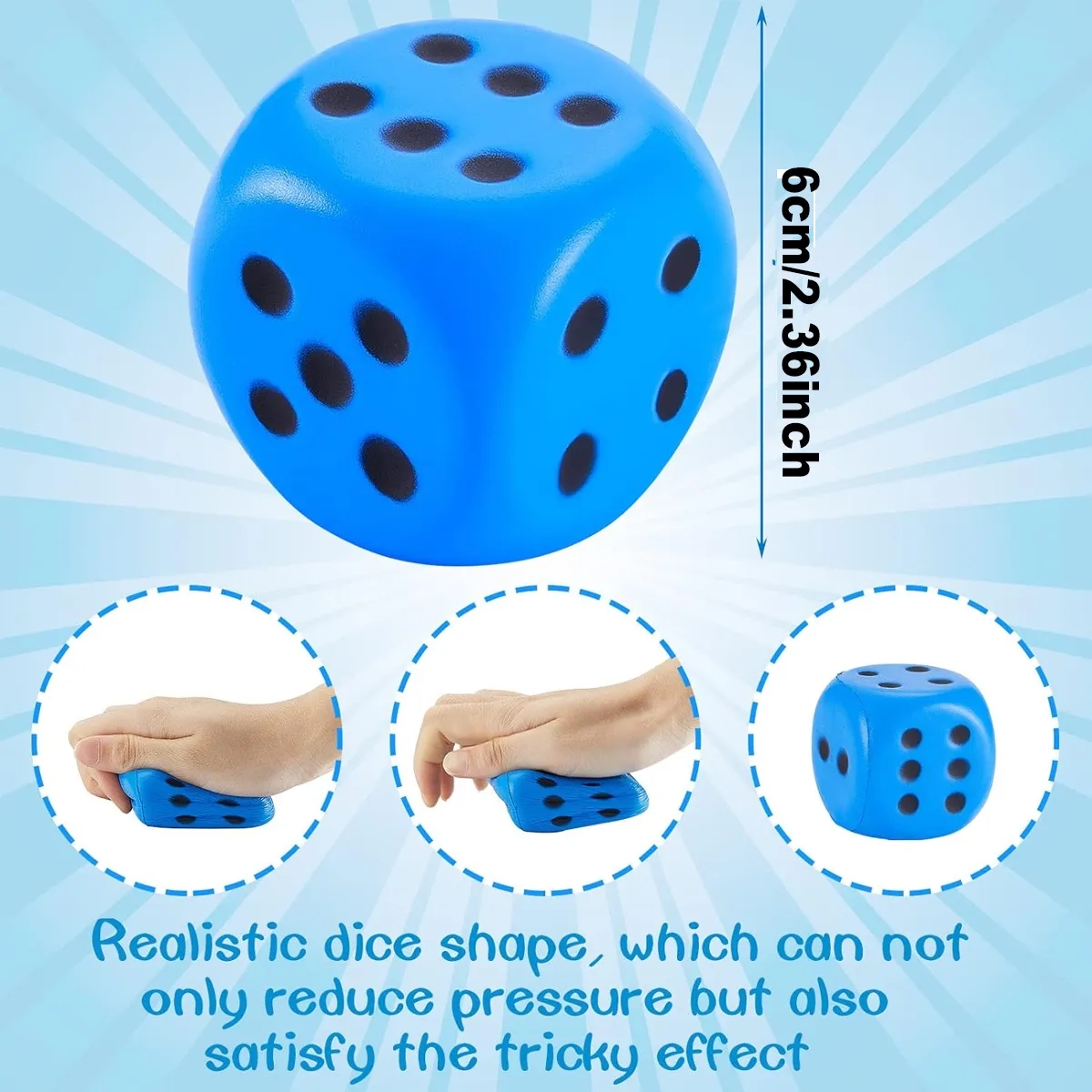 Custom Dice Stress Ball 4