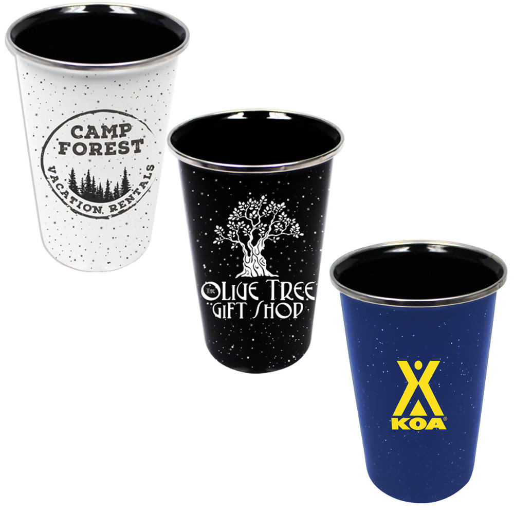 17 oz. Speckled Enamelware Tumbler 6