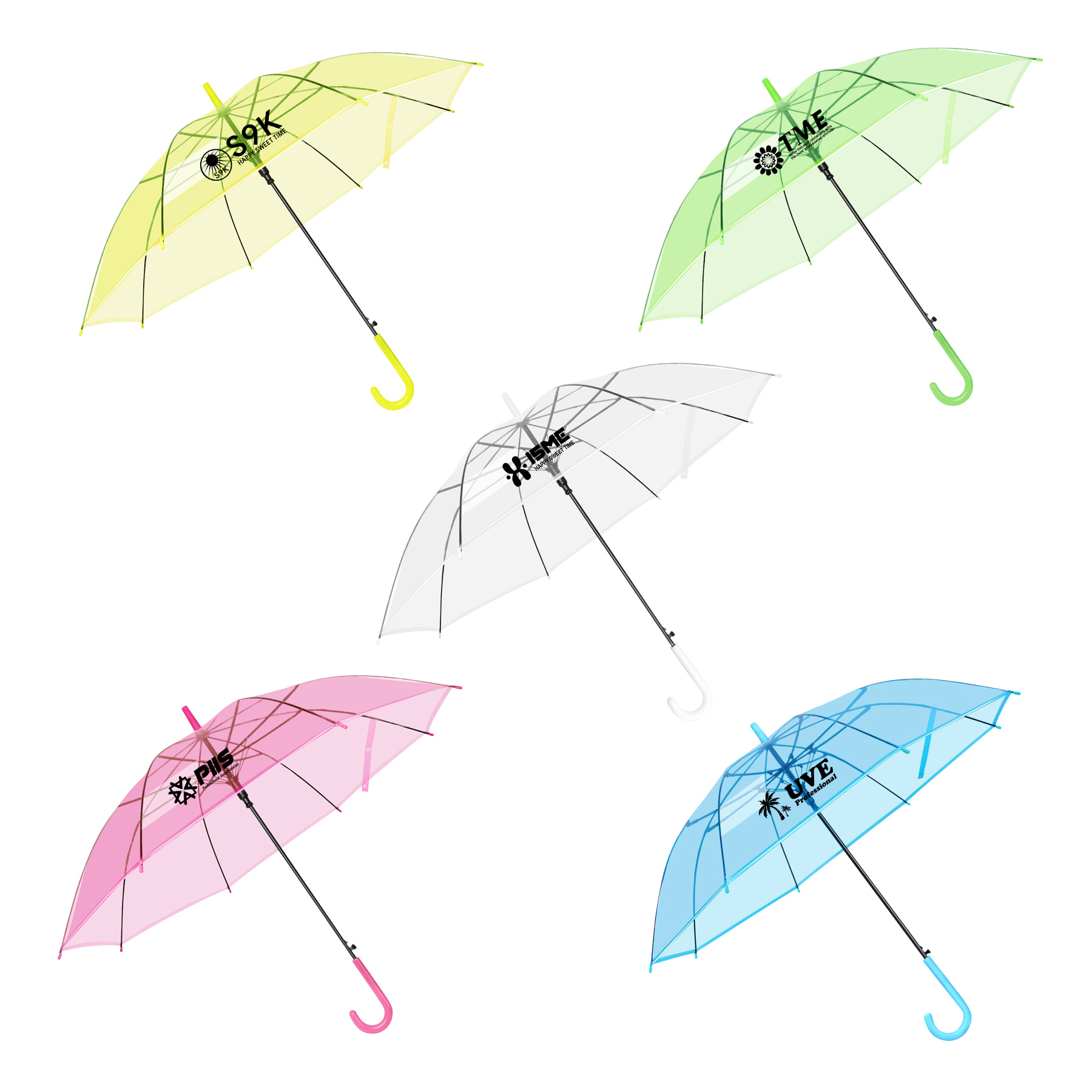 PVC Transparent Umbrella 1