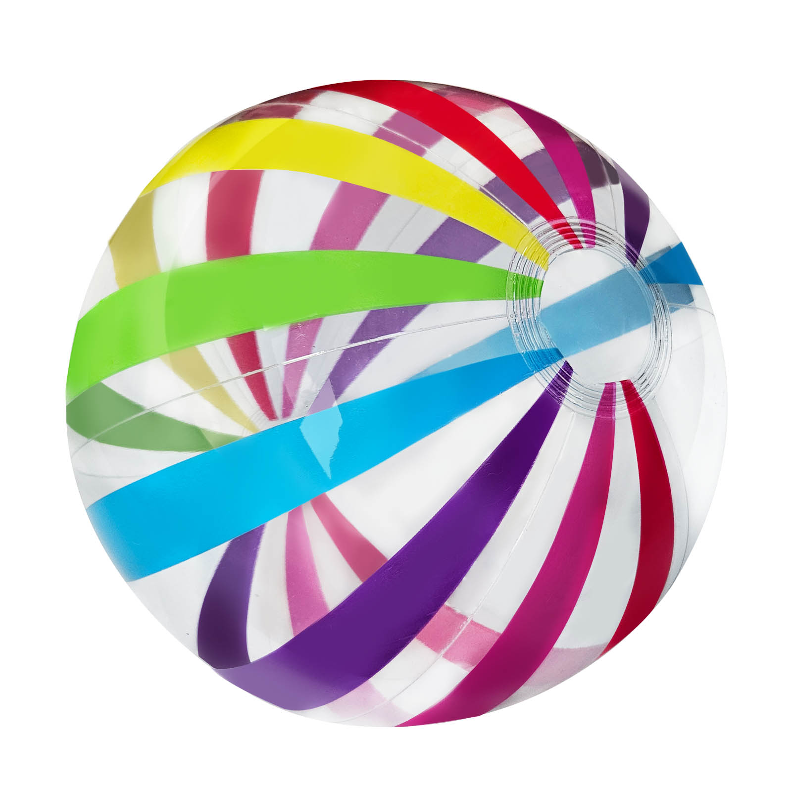 16" Multi-Color Stripe Beach Ball 6