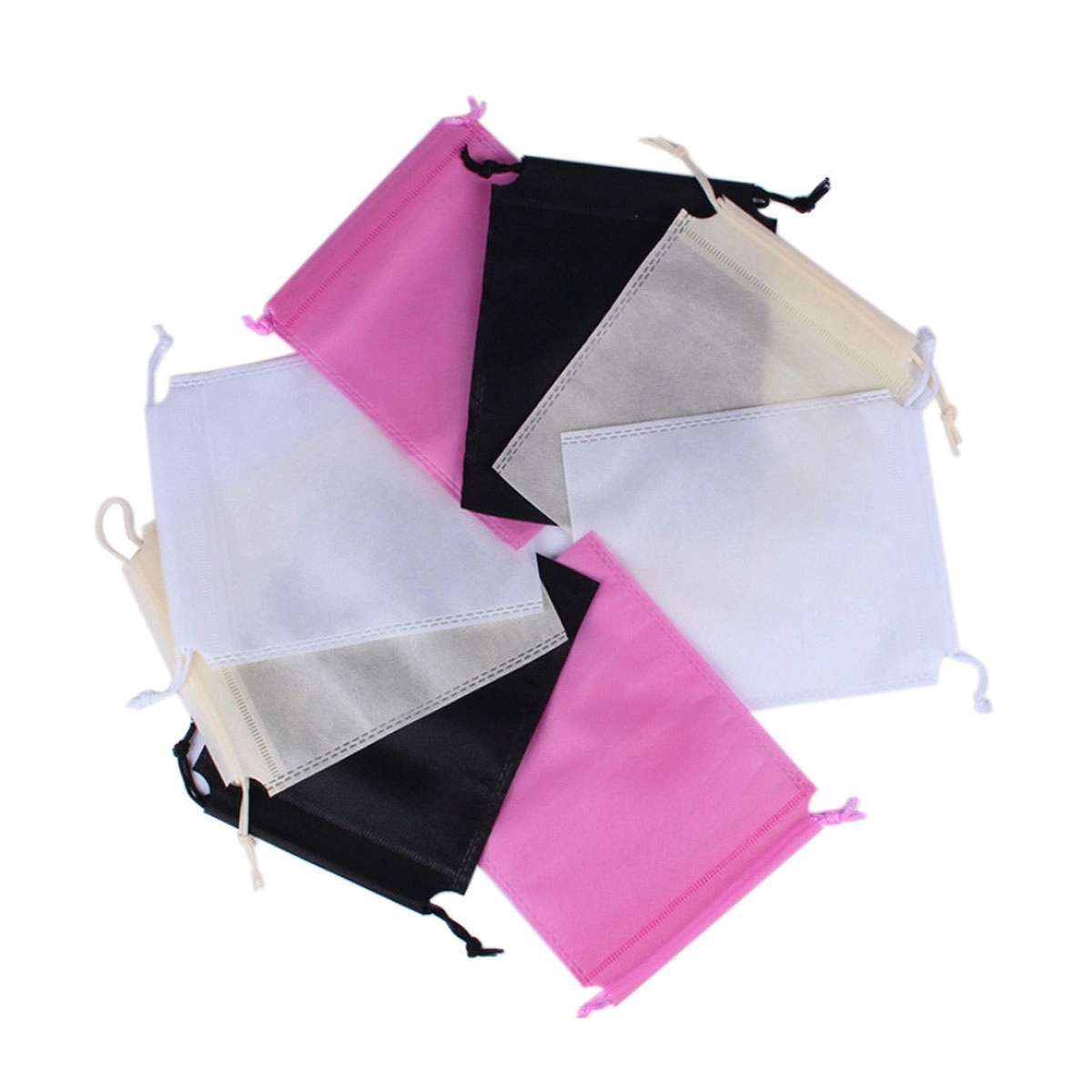 Non Woven Drawstring Travel Packing Shoe Organizers 3
