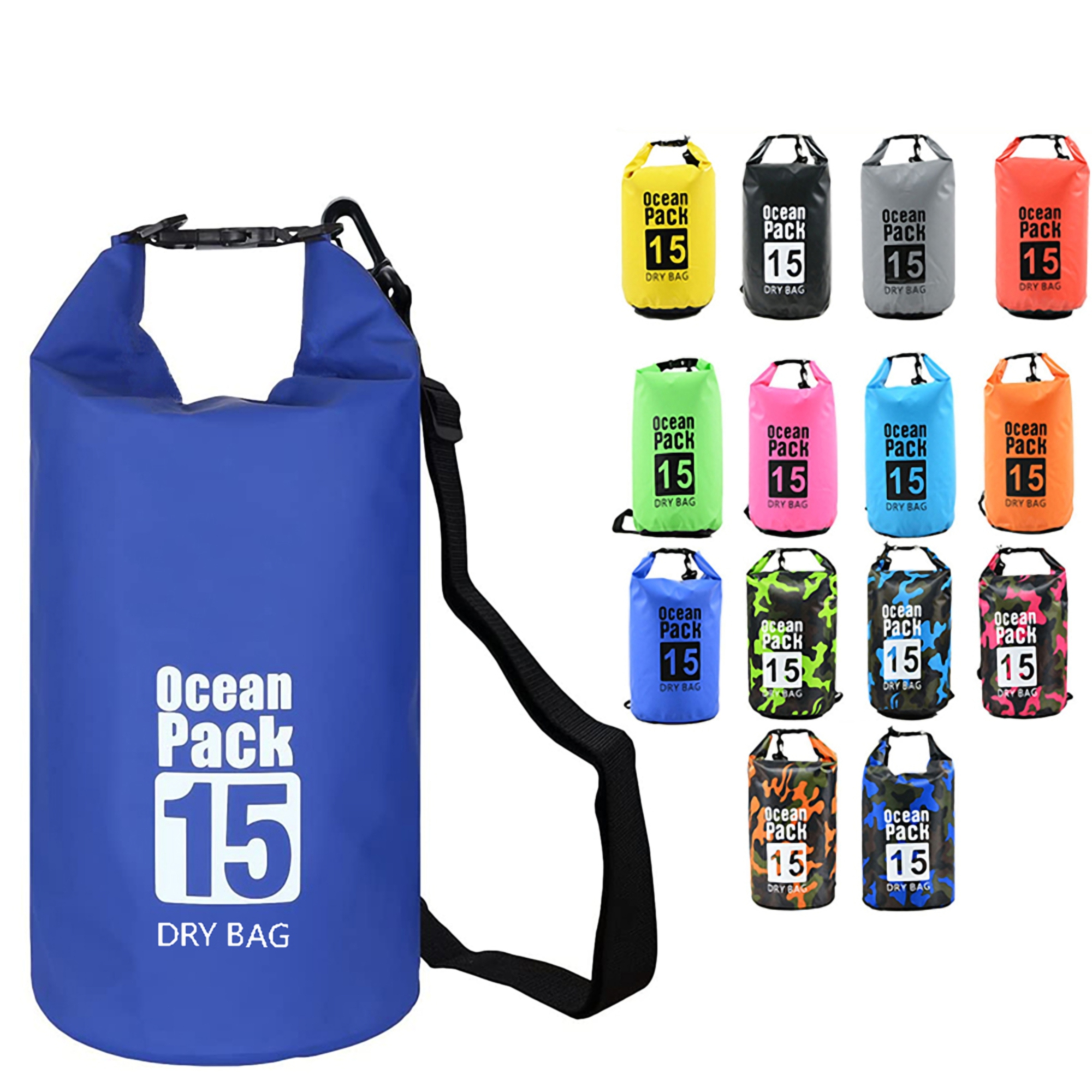 15L Waterproof PVC Dry Bag 1