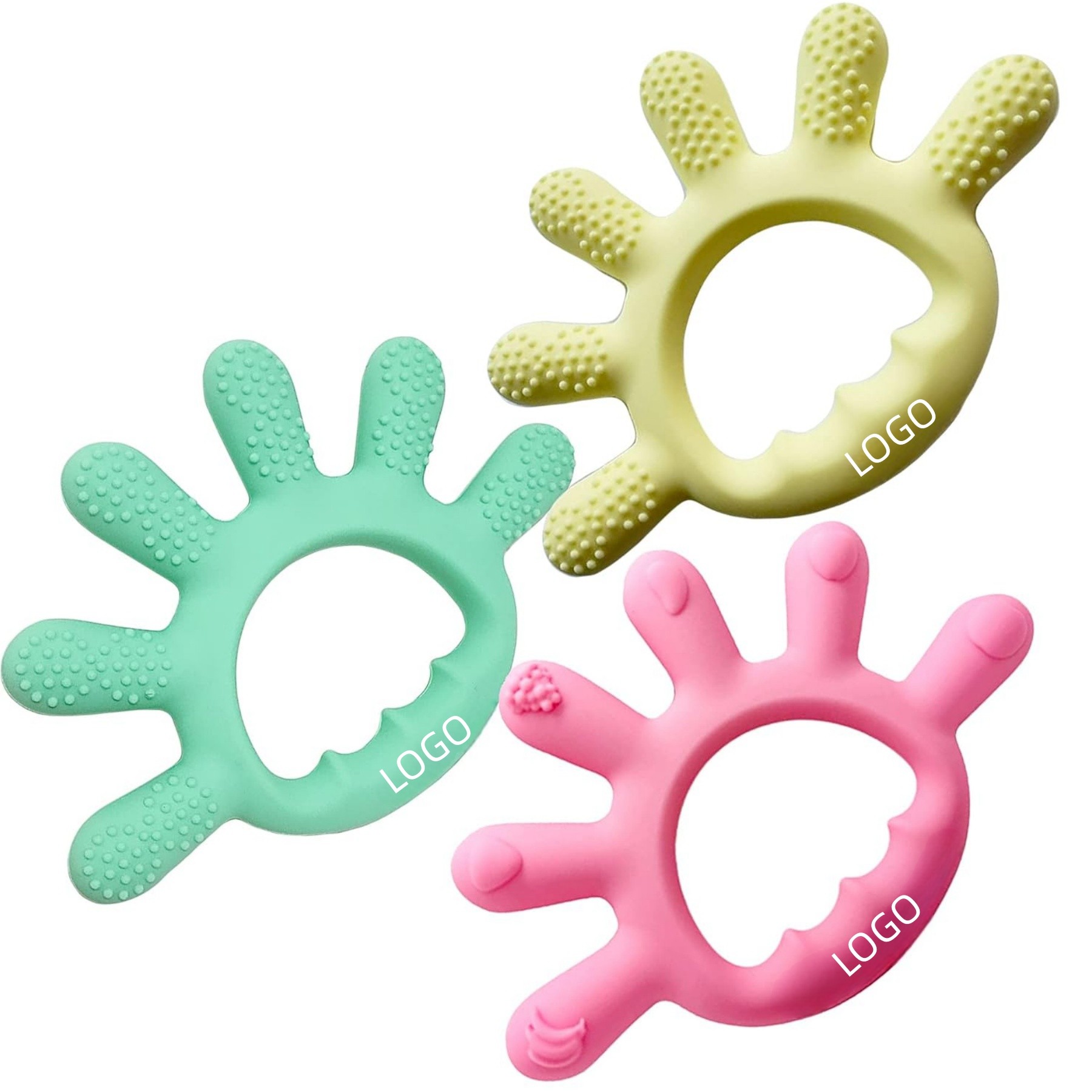 Finger-Shaped Organic Baby Teether