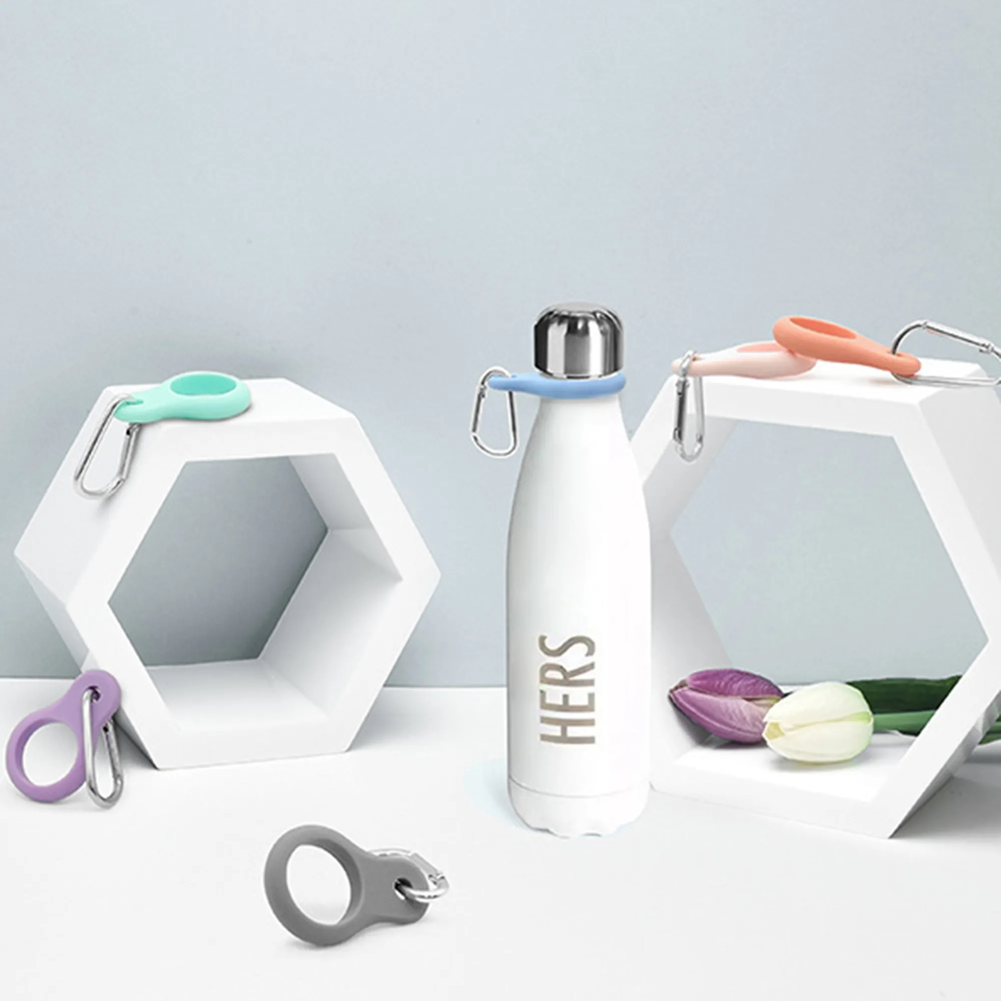Multi-Functional Silicone Water Bottle Clip 3