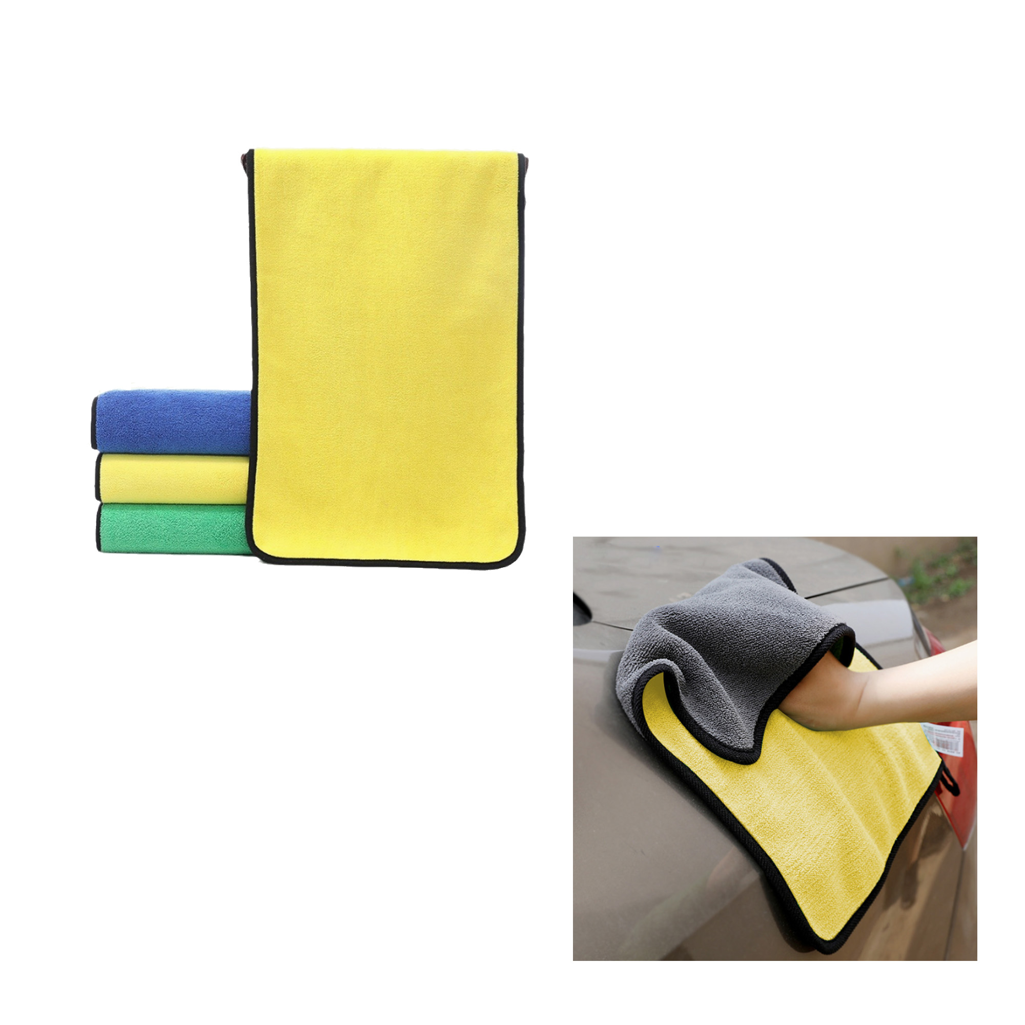 Car Microfiber Cleaning Towel MOQ50PCS 2