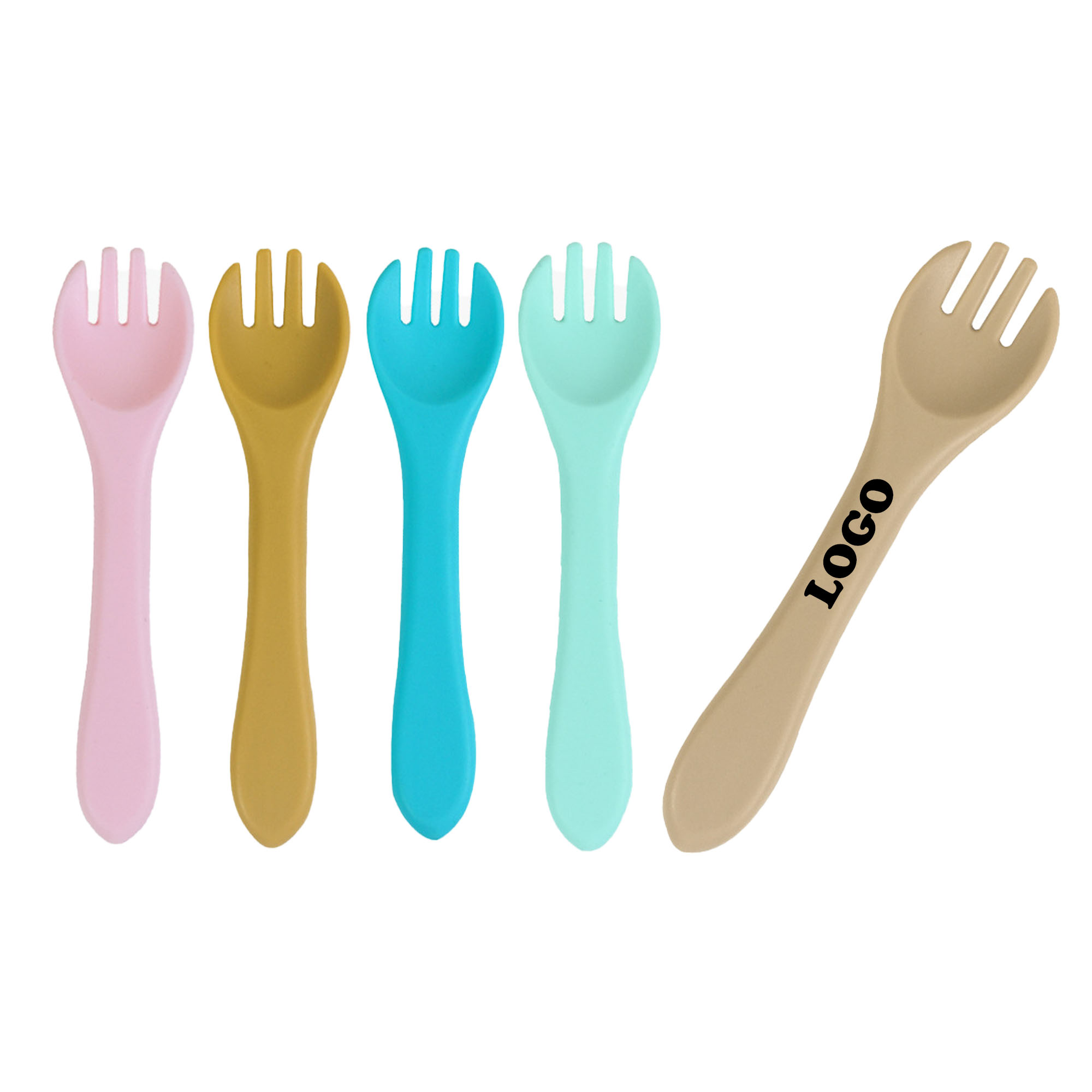 Silicone Baby Fork 1