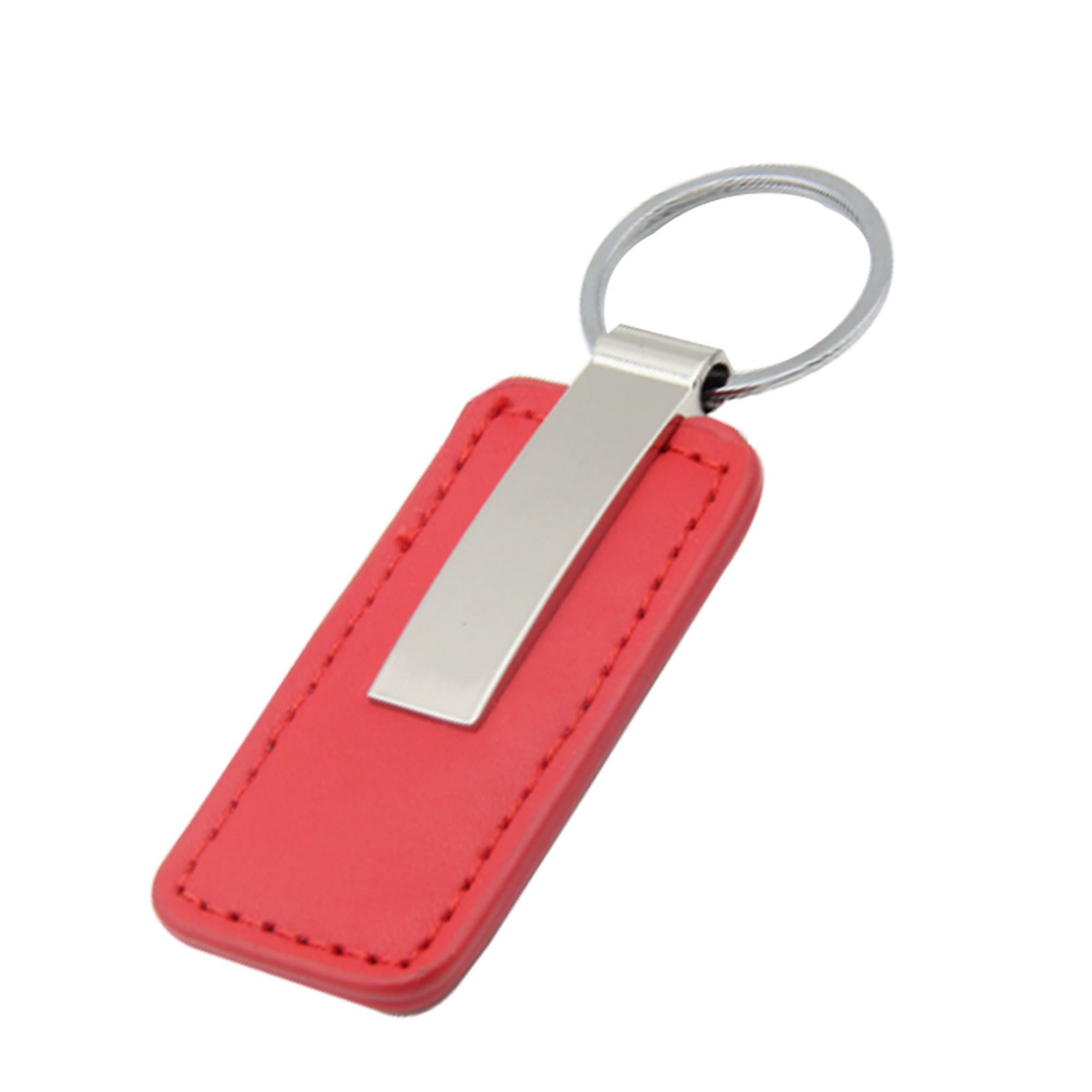 Metal/Leather Keychain 4