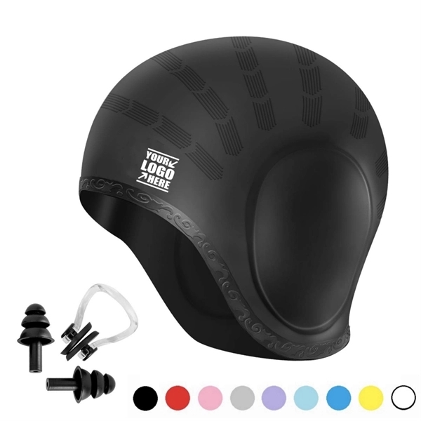 Waterproof Silicone Bathing Swimming Cap 2