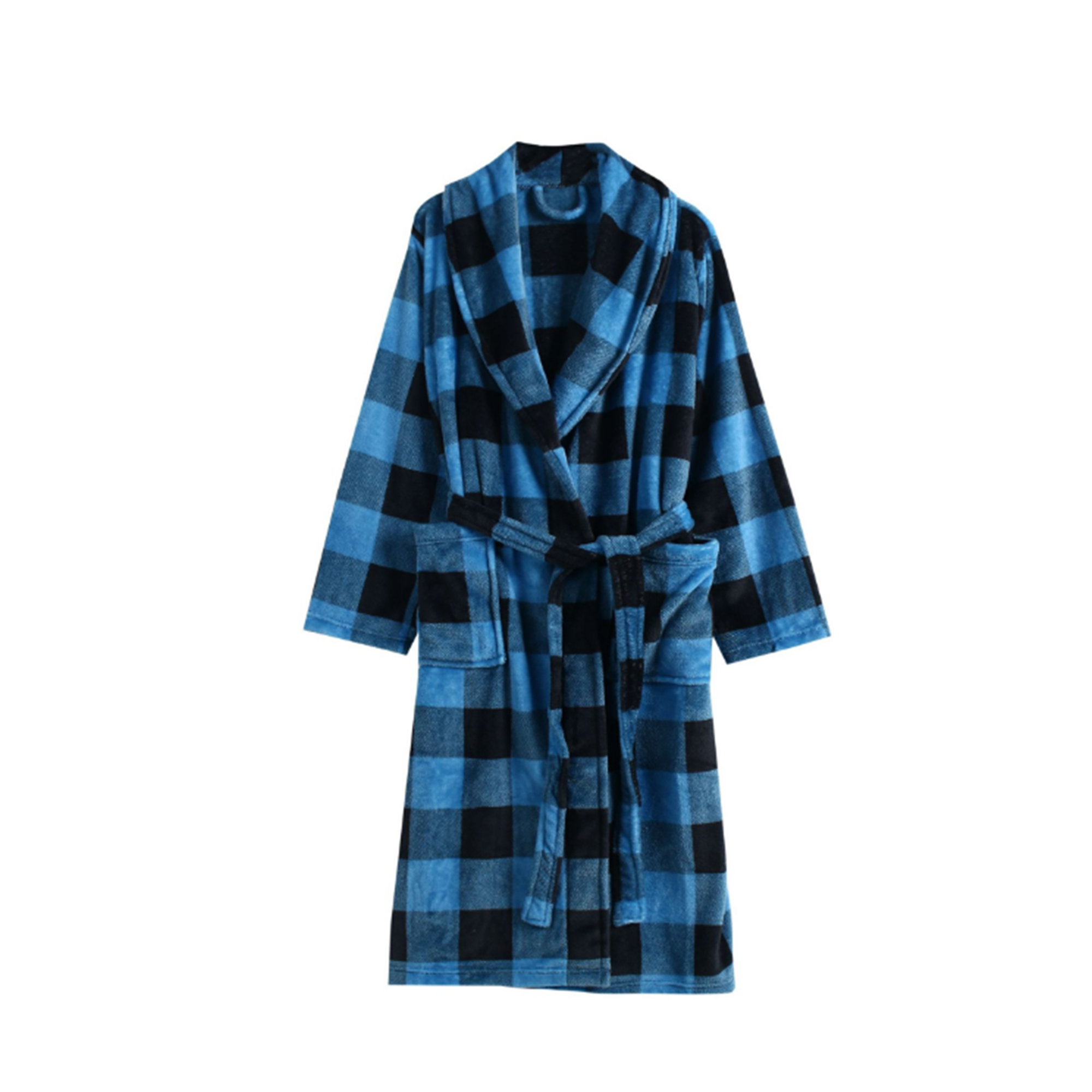 MOQ 25 PCS Soft Long Flannel Nightgown Bathrobe 10