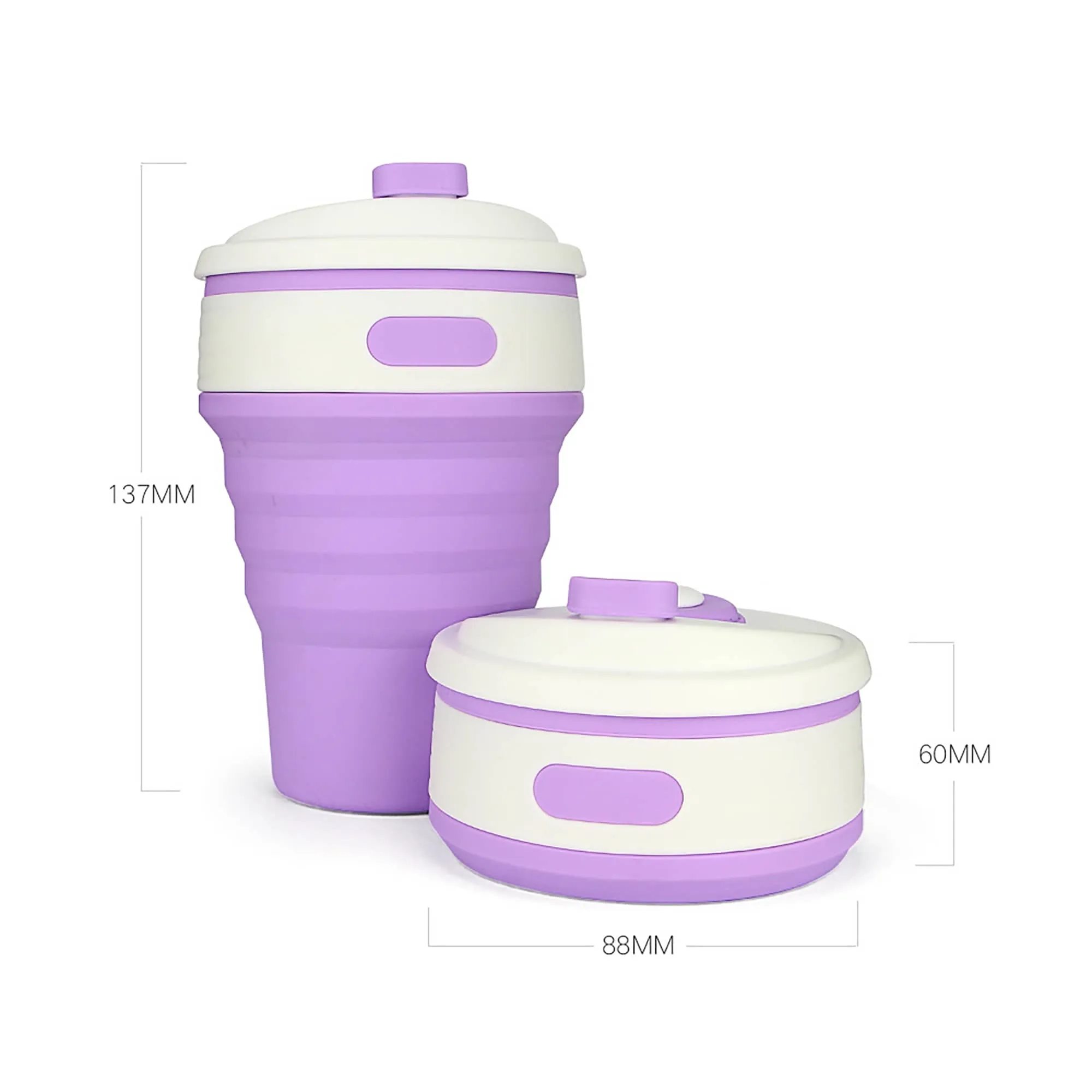 Outdoor Compact Portable Silicone Folding Cup 4