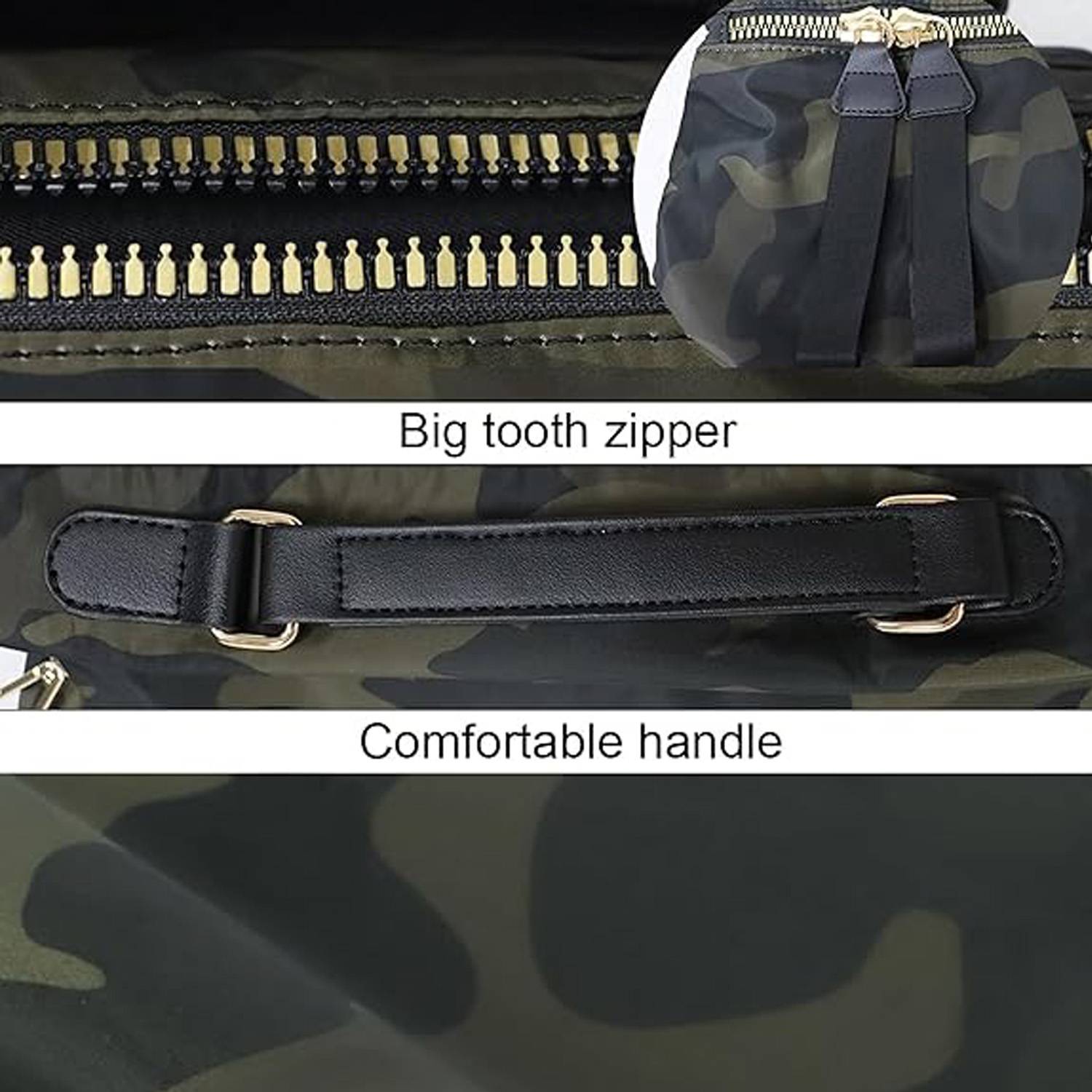 Anti Theft Foldable Nylon Crossbody Handbag 5