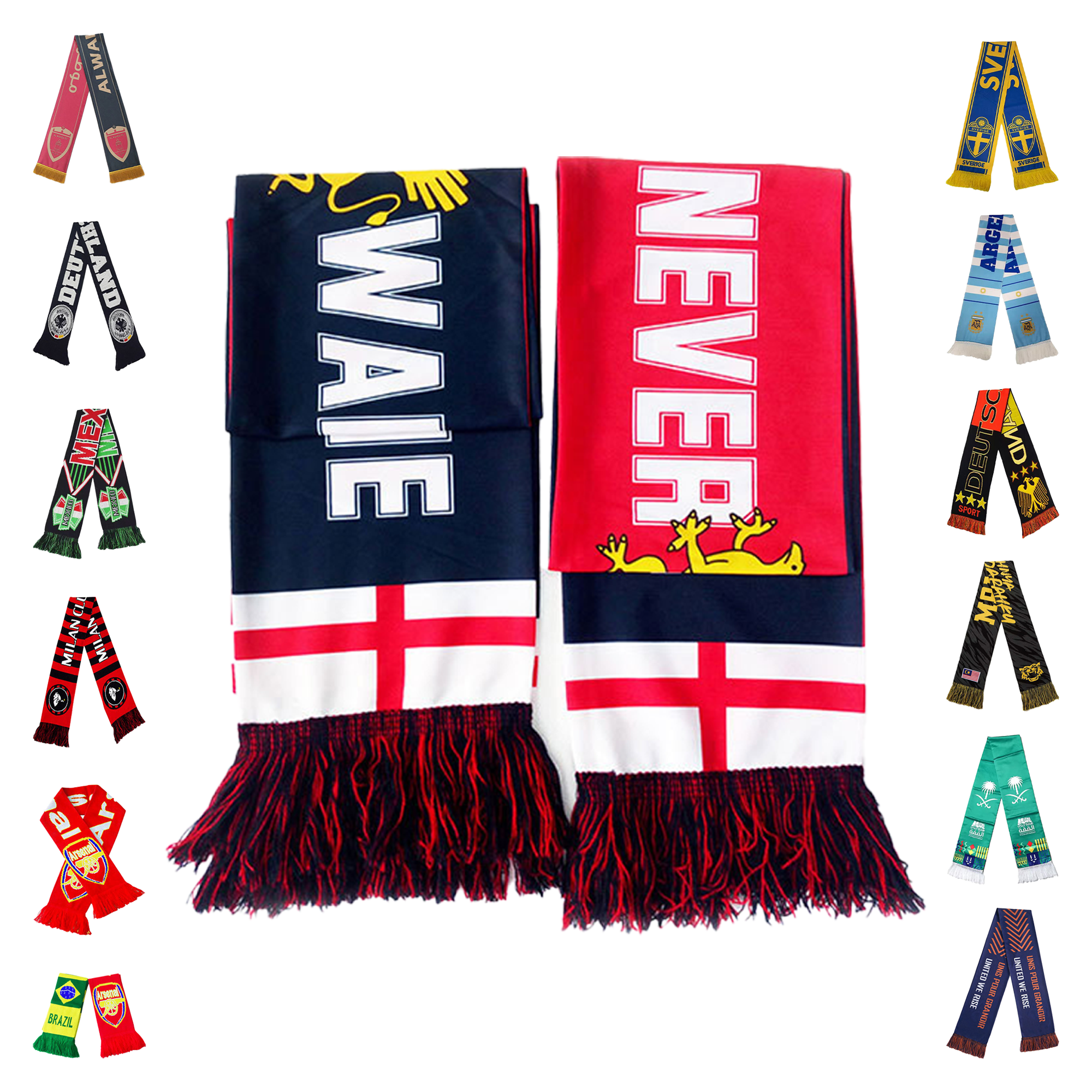 MOQ 50pcs Promotional Event Scarf 2