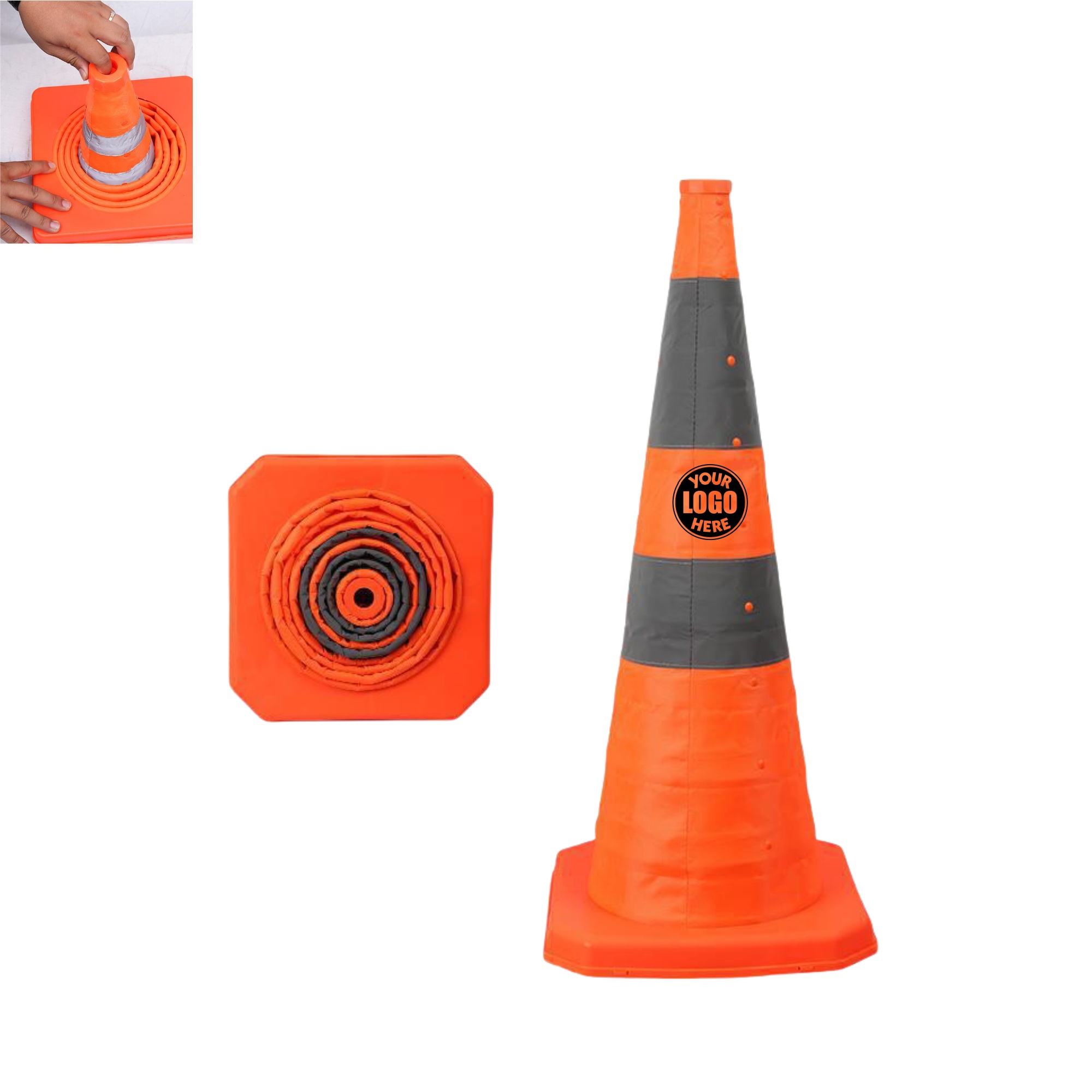 Collapsible Traffic Safety Road Cones 3