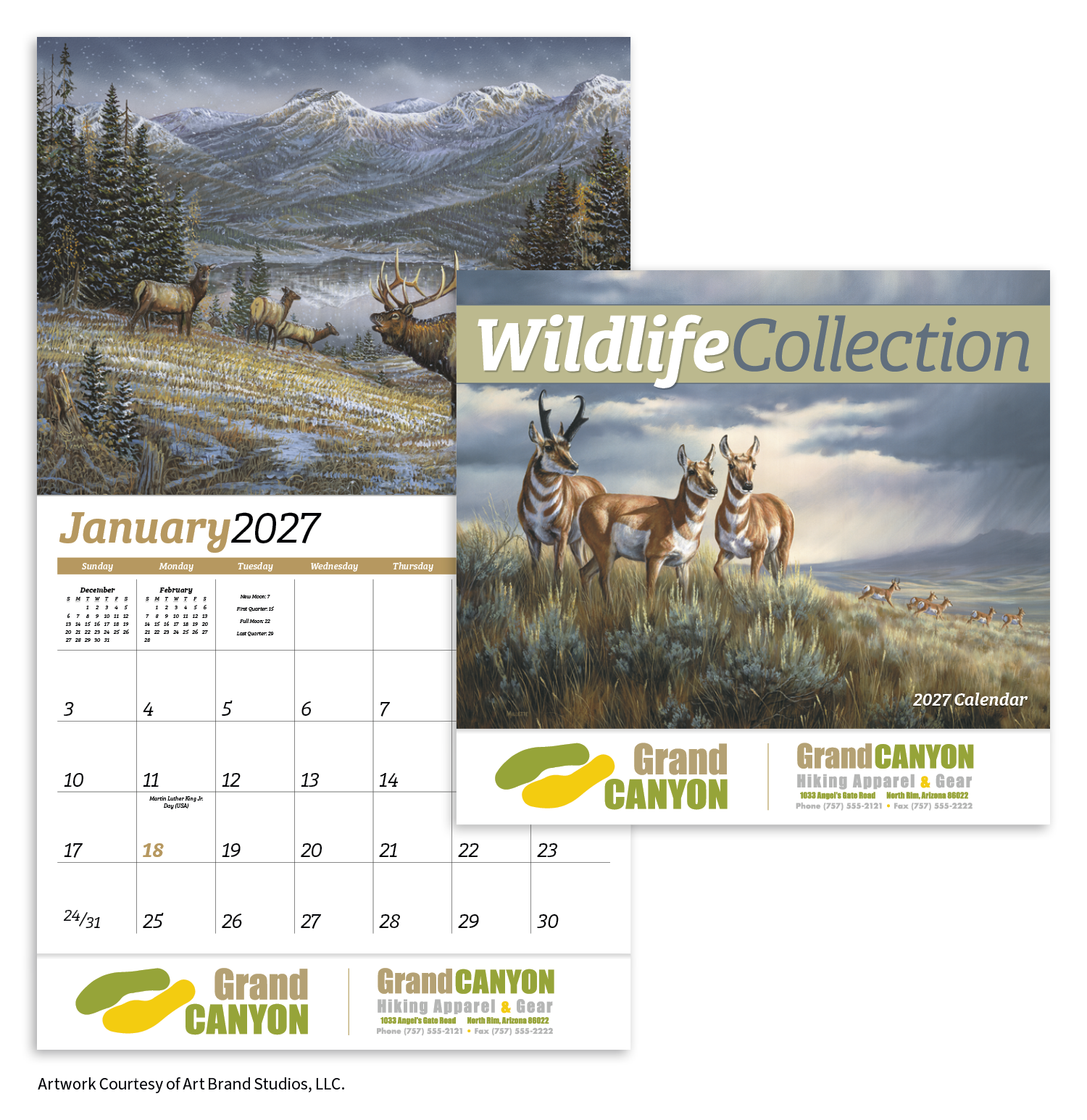 HotLine® Products Wildlife Collection Appointment Calendar - Stapled 54