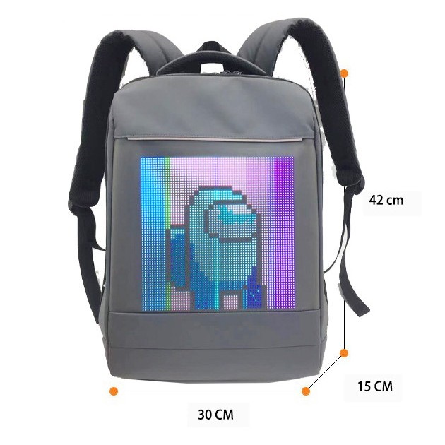 Waterproof Dynamic LED Display Backpack 3