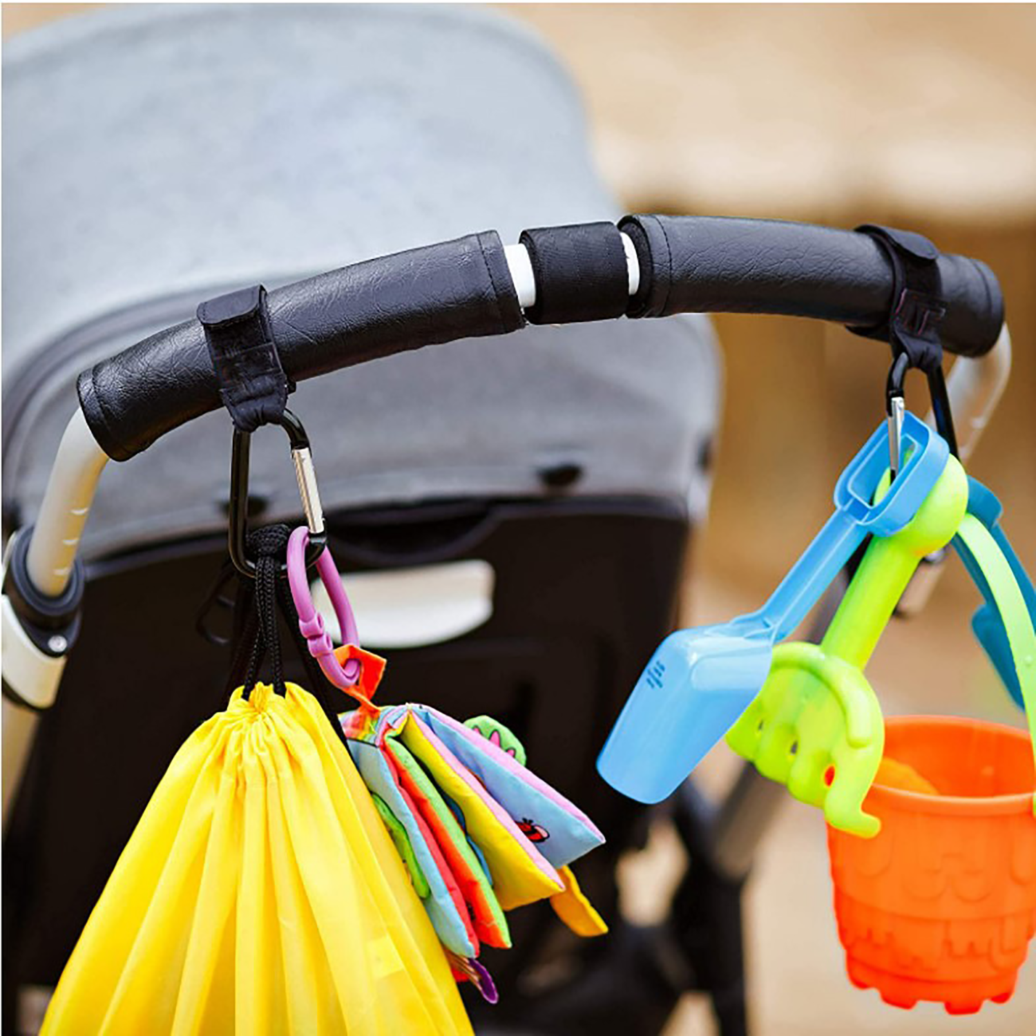 2 Pack Universal Baby Stroller Hook 8