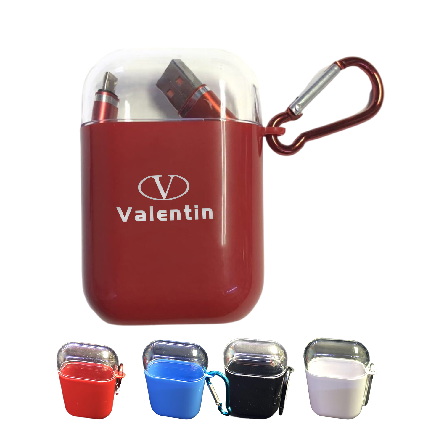 Universal Earbuds Case With Carabiner 4