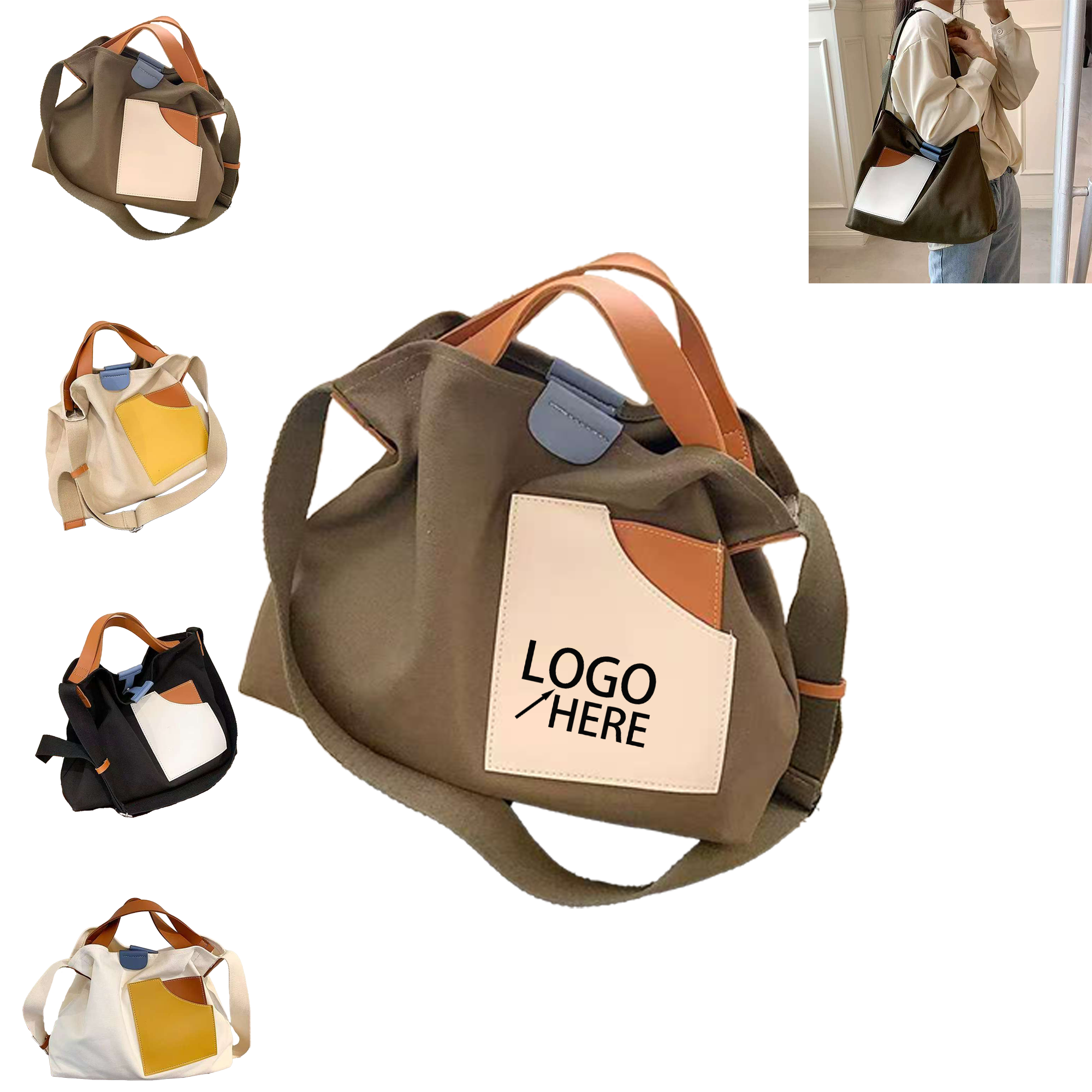 Spacious Canvas Tote for Women 2