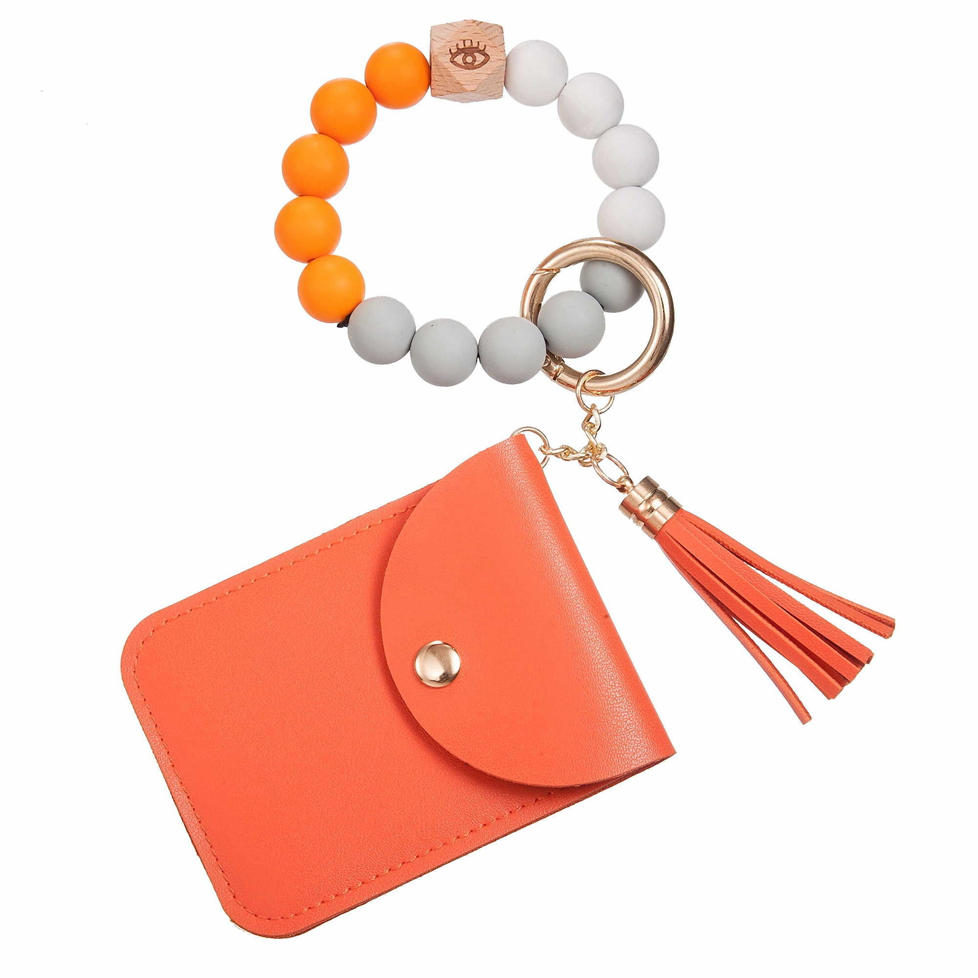 Tassel Keychain Bracelet Wallet and Card Holder 3