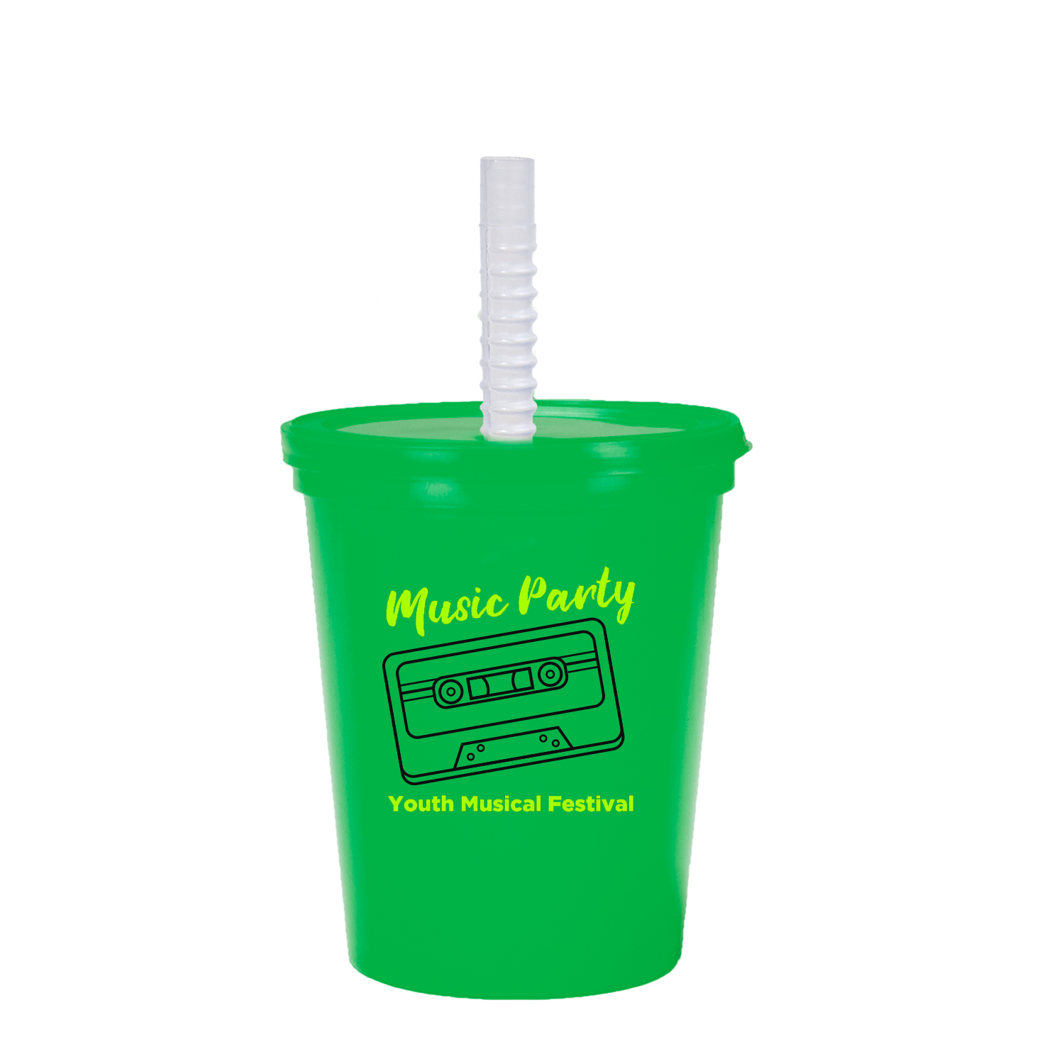 16 oz. Little Sippy Stadium Cup (2 Color Imprint) 2