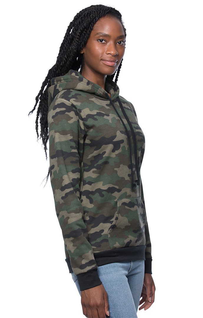 Unisex Camo Fleece Pullover Hoodie 9